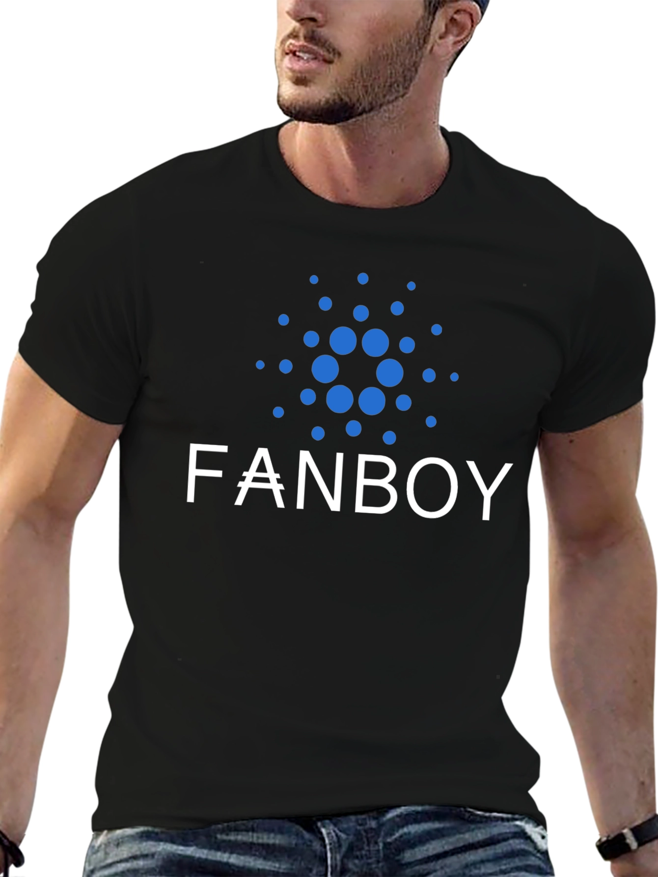 Cardano ADA Fanboy Black T-Shirt