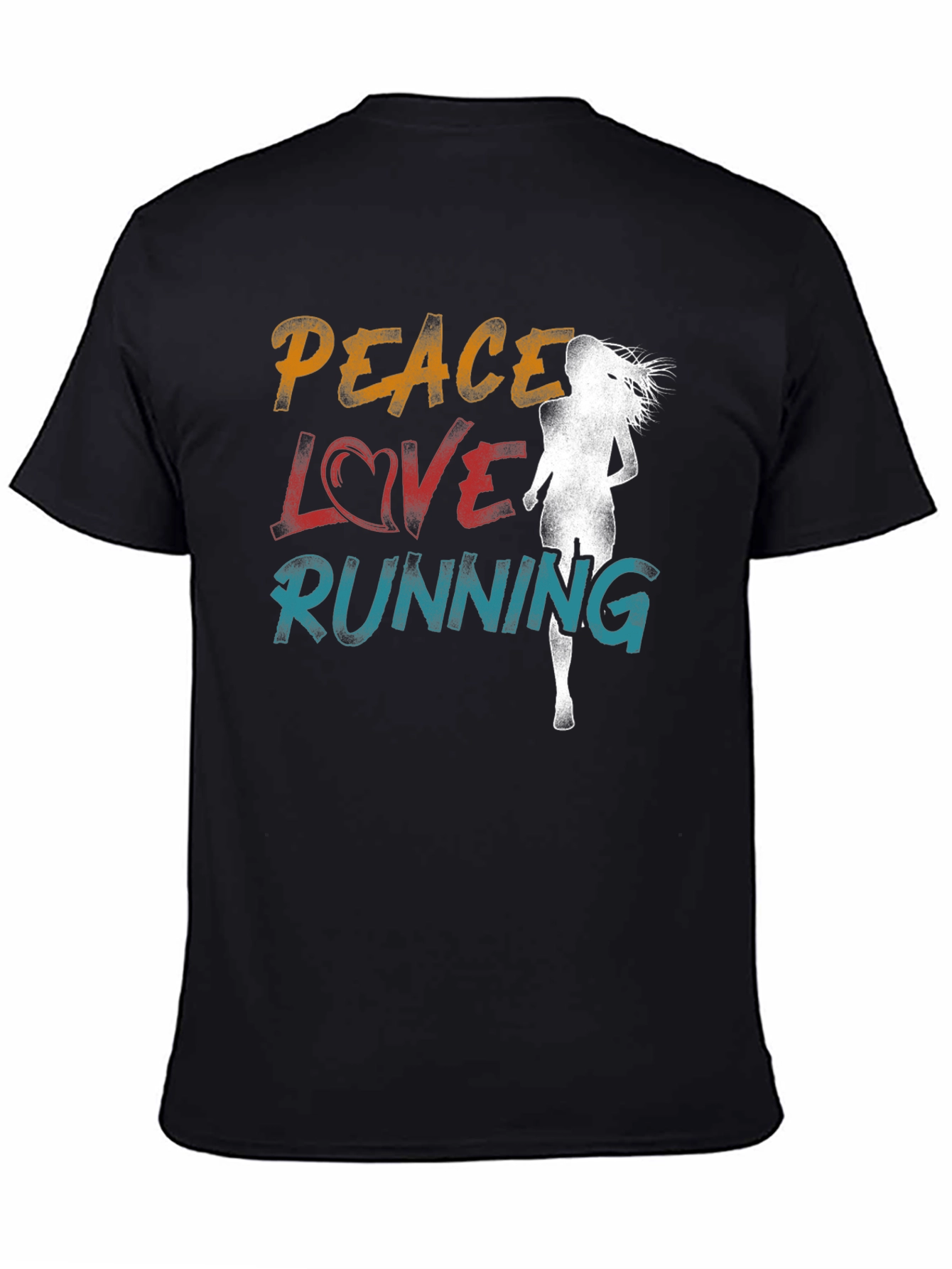 Peace Love Running Graphic Tee
