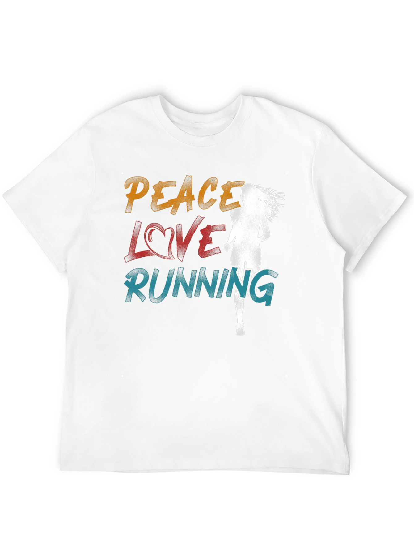 Peace Love Running Graphic Tee