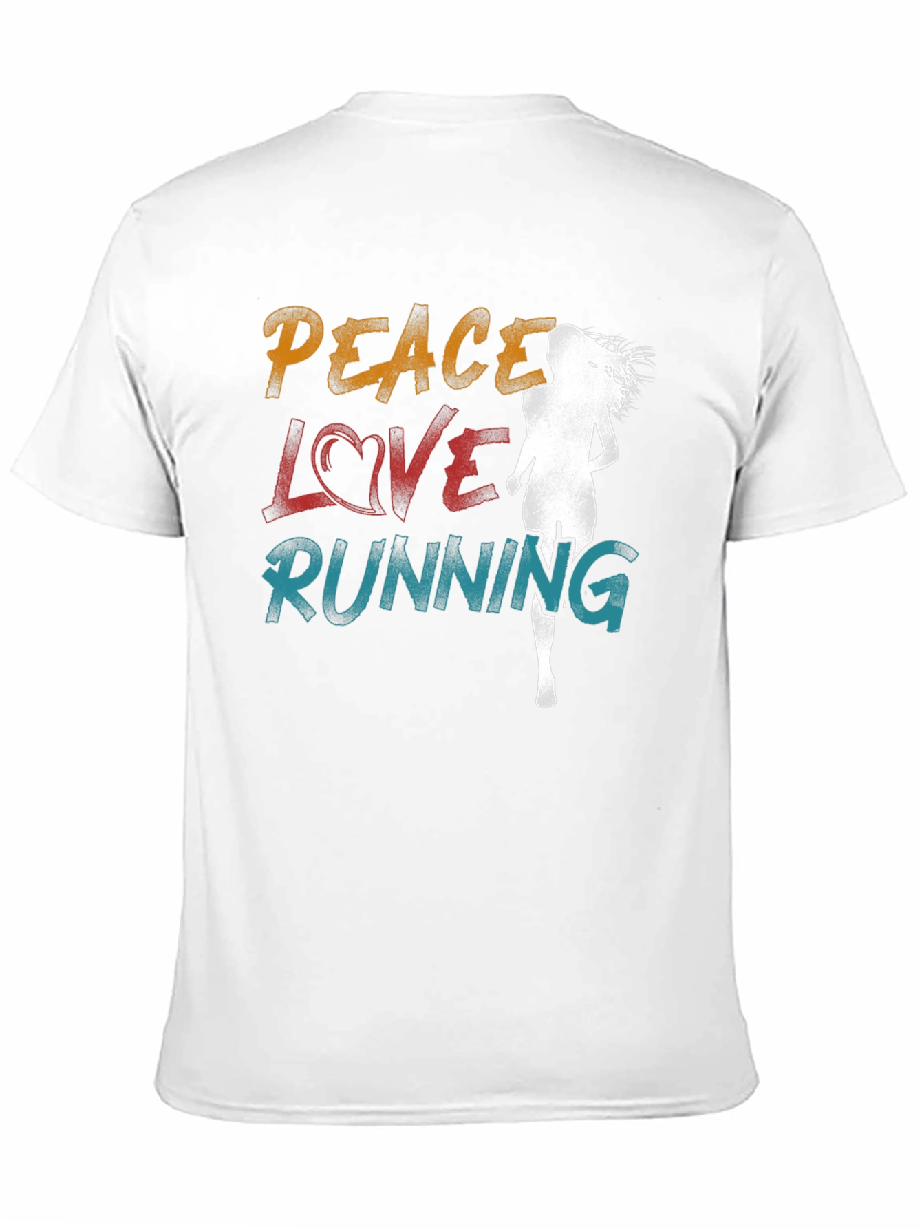 Peace Love Running Graphic Tee