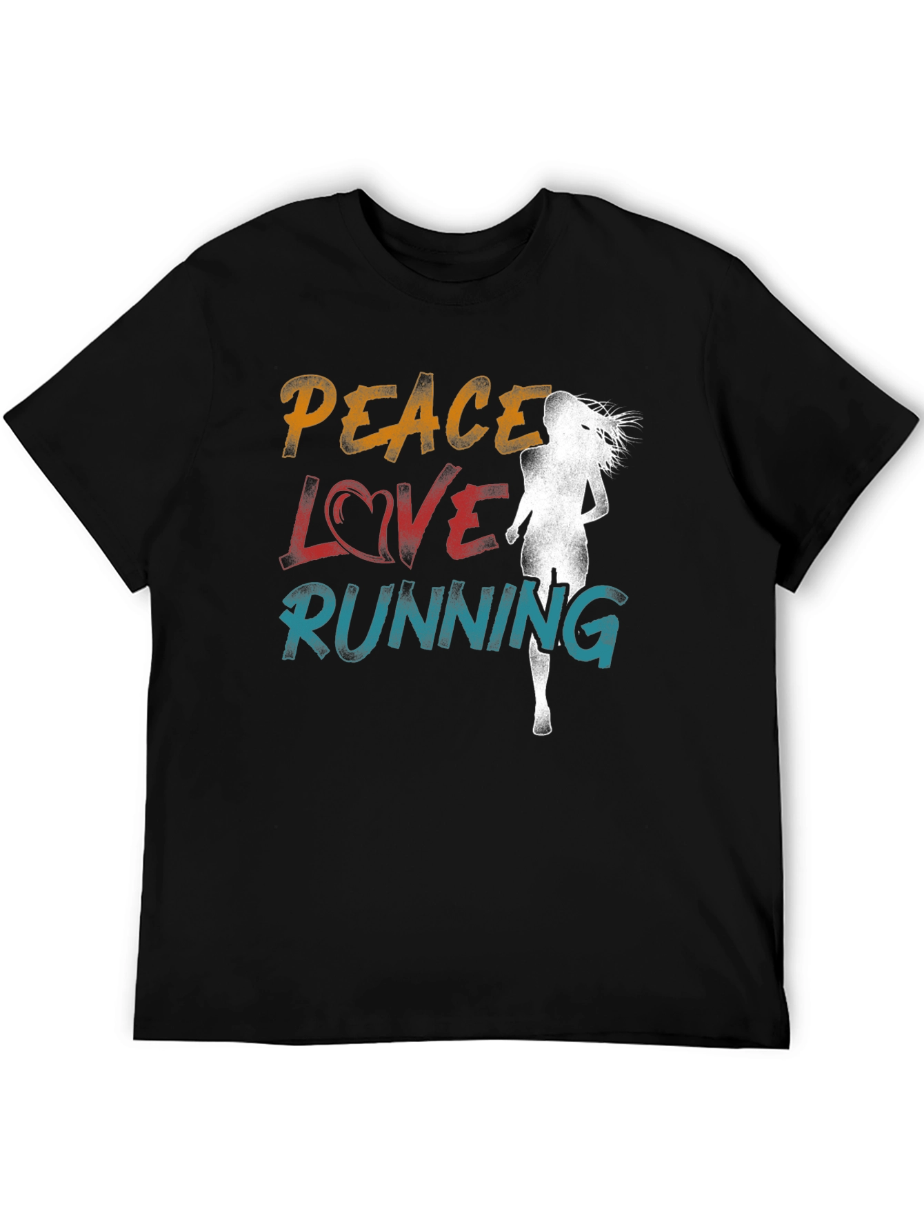 Peace Love Running Graphic Tee