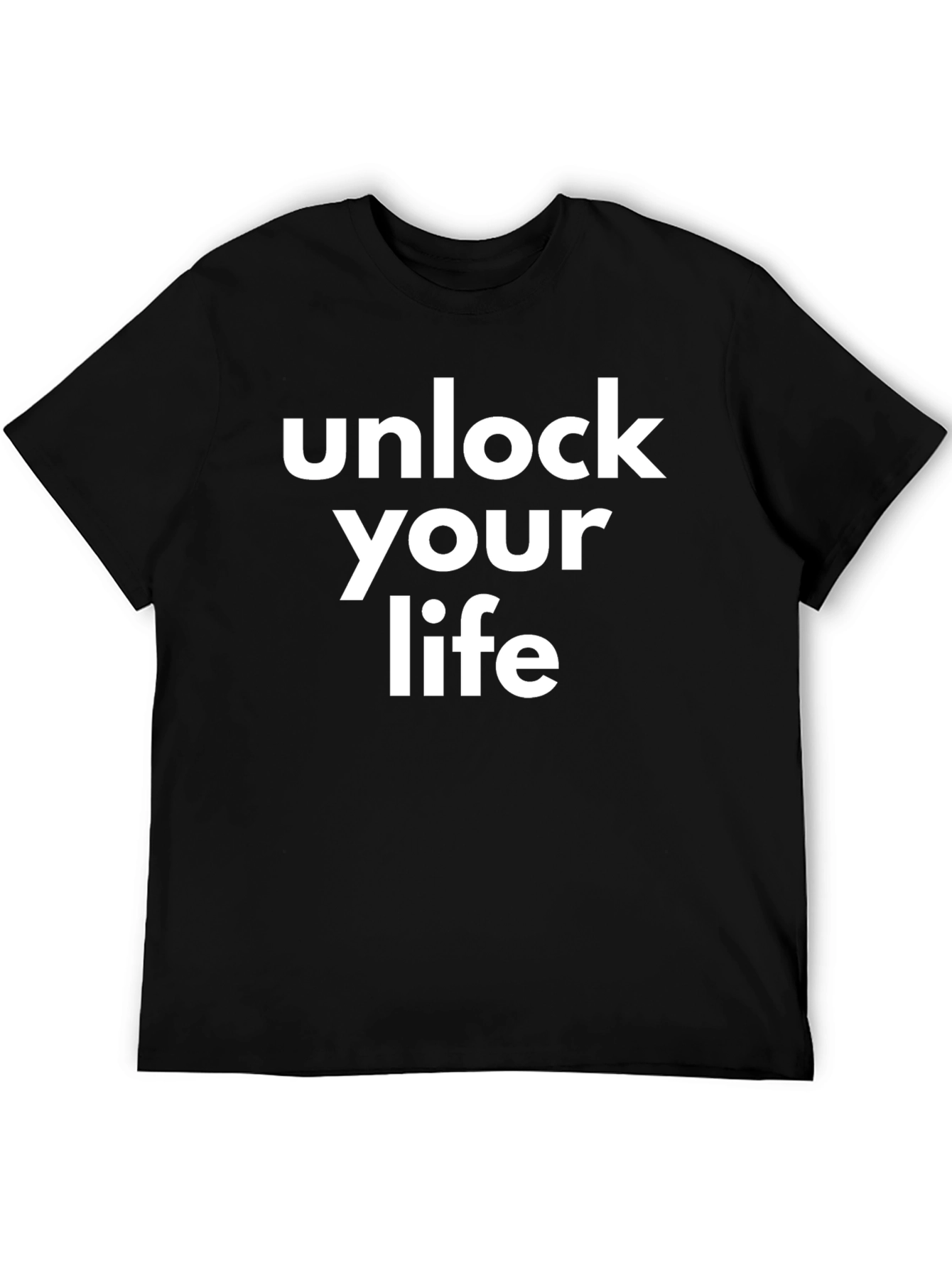 Unlock Your Life Black Graphic Tee