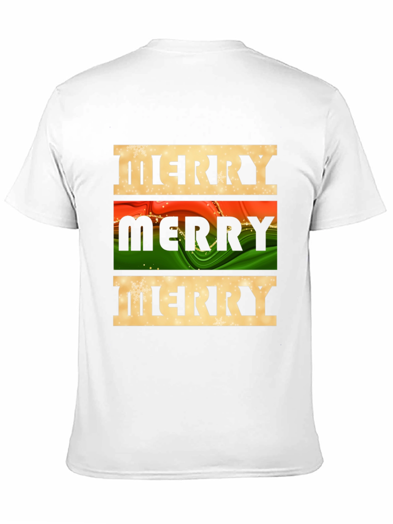 Festive Merry Graphic Tee - Holiday Season Style