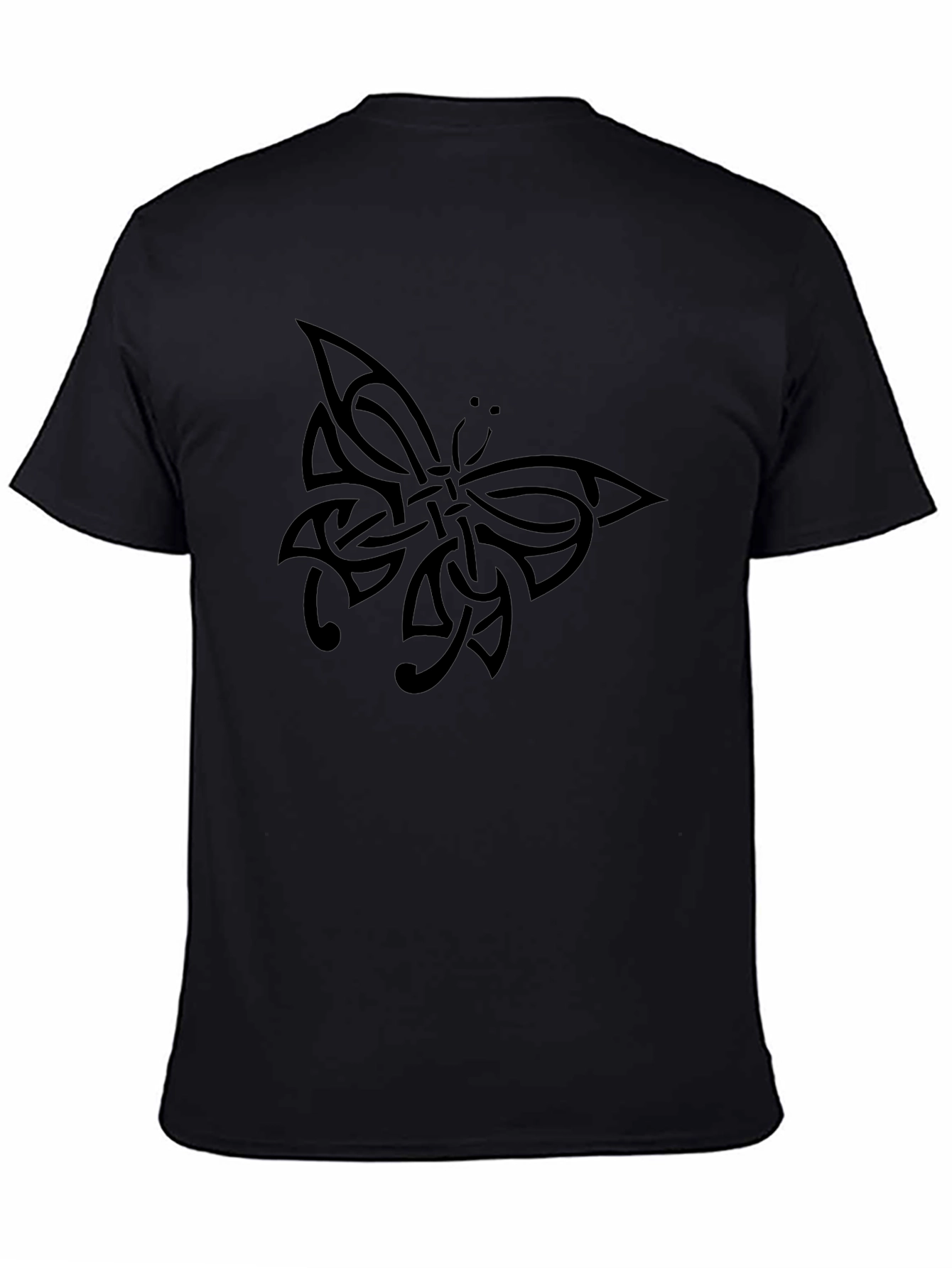 Black Butterfly Graphic T-Shirt