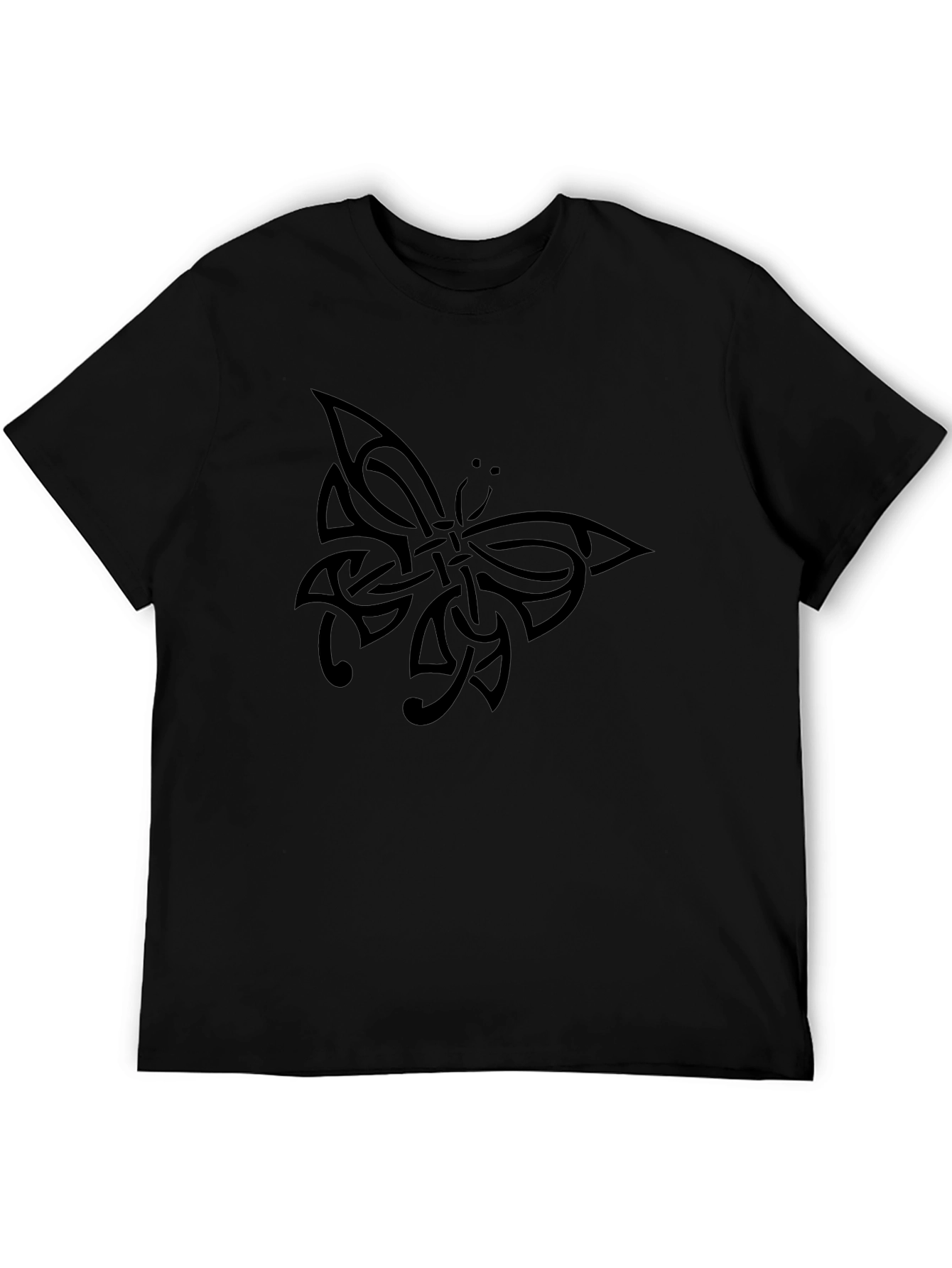 Black Butterfly Graphic T-Shirt