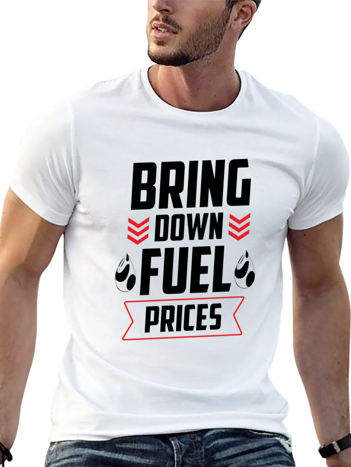 Bring Down Fuel Prices Black T-Shirt