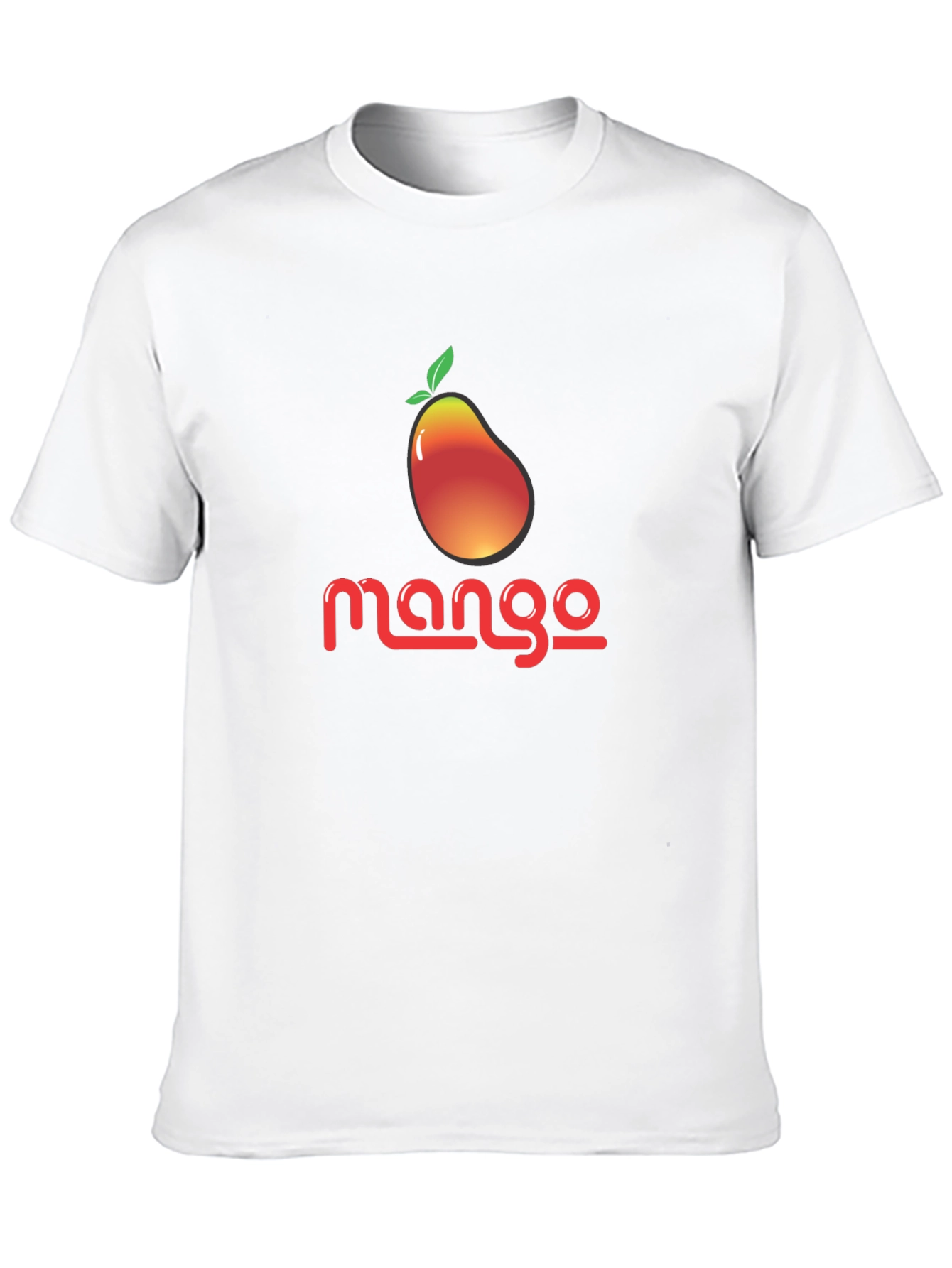 Mango Graphic Print Black T-Shirt