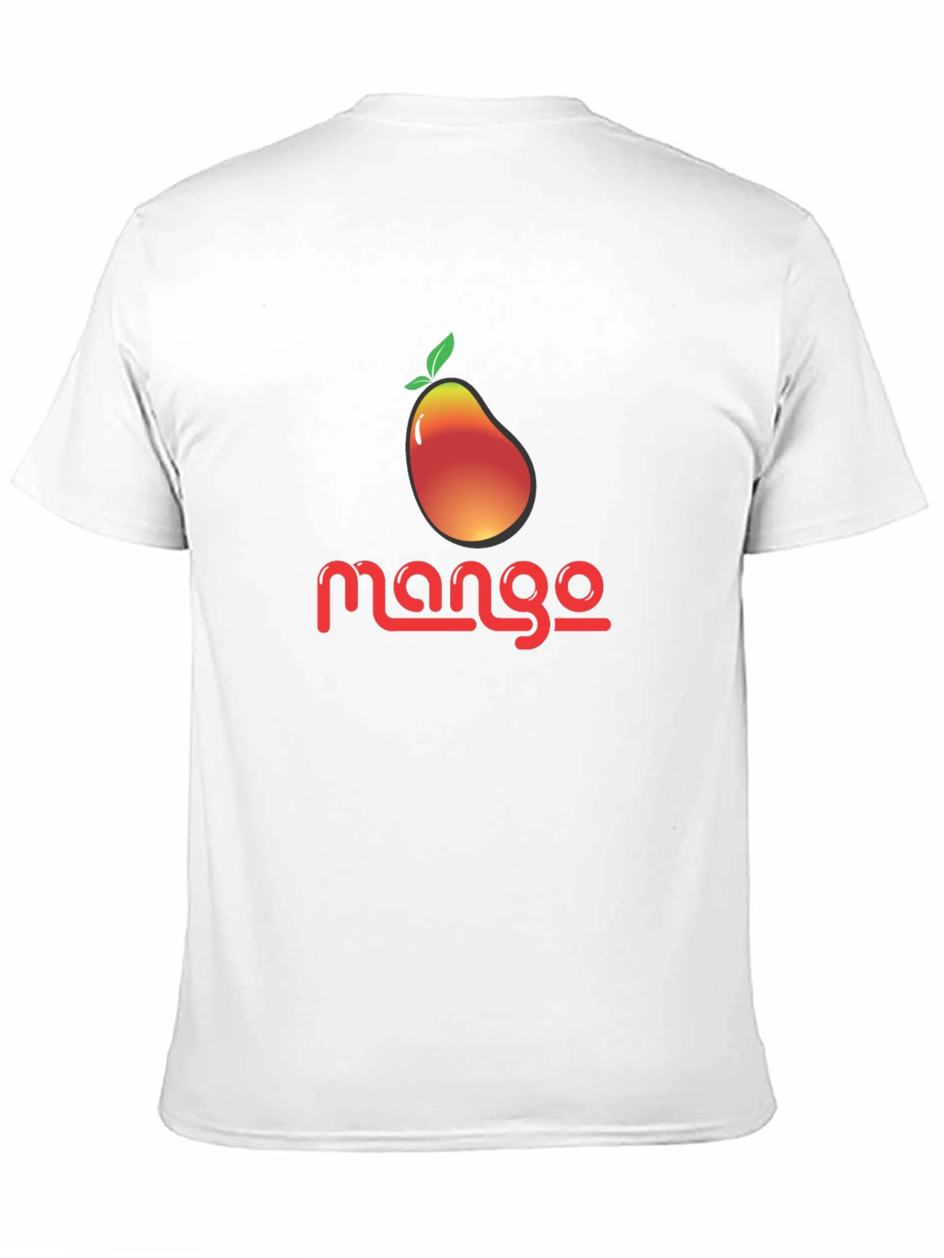 Mango Graphic Print Black T-Shirt