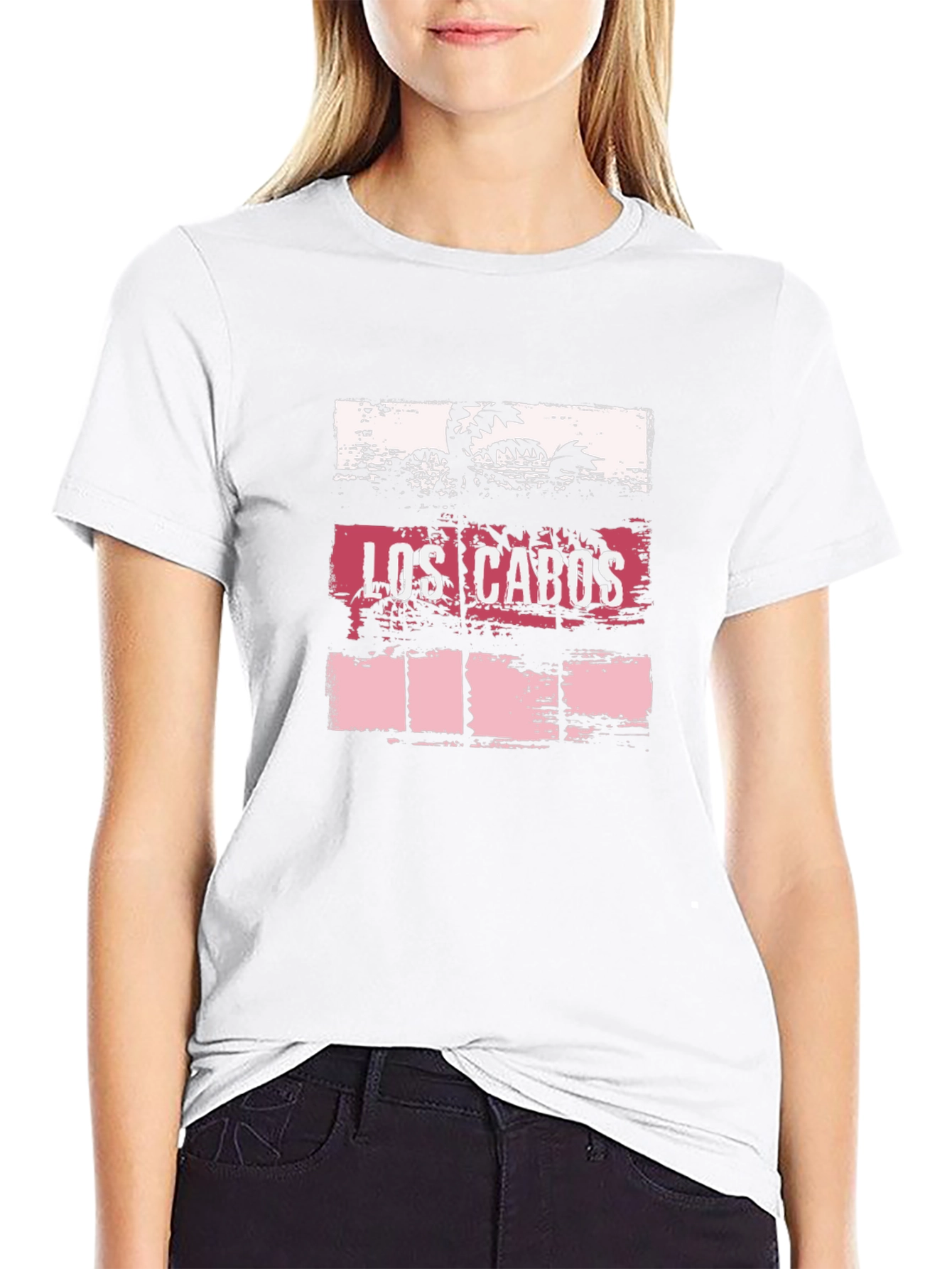Los Cabos Palm Tree Graphic T-Shirt