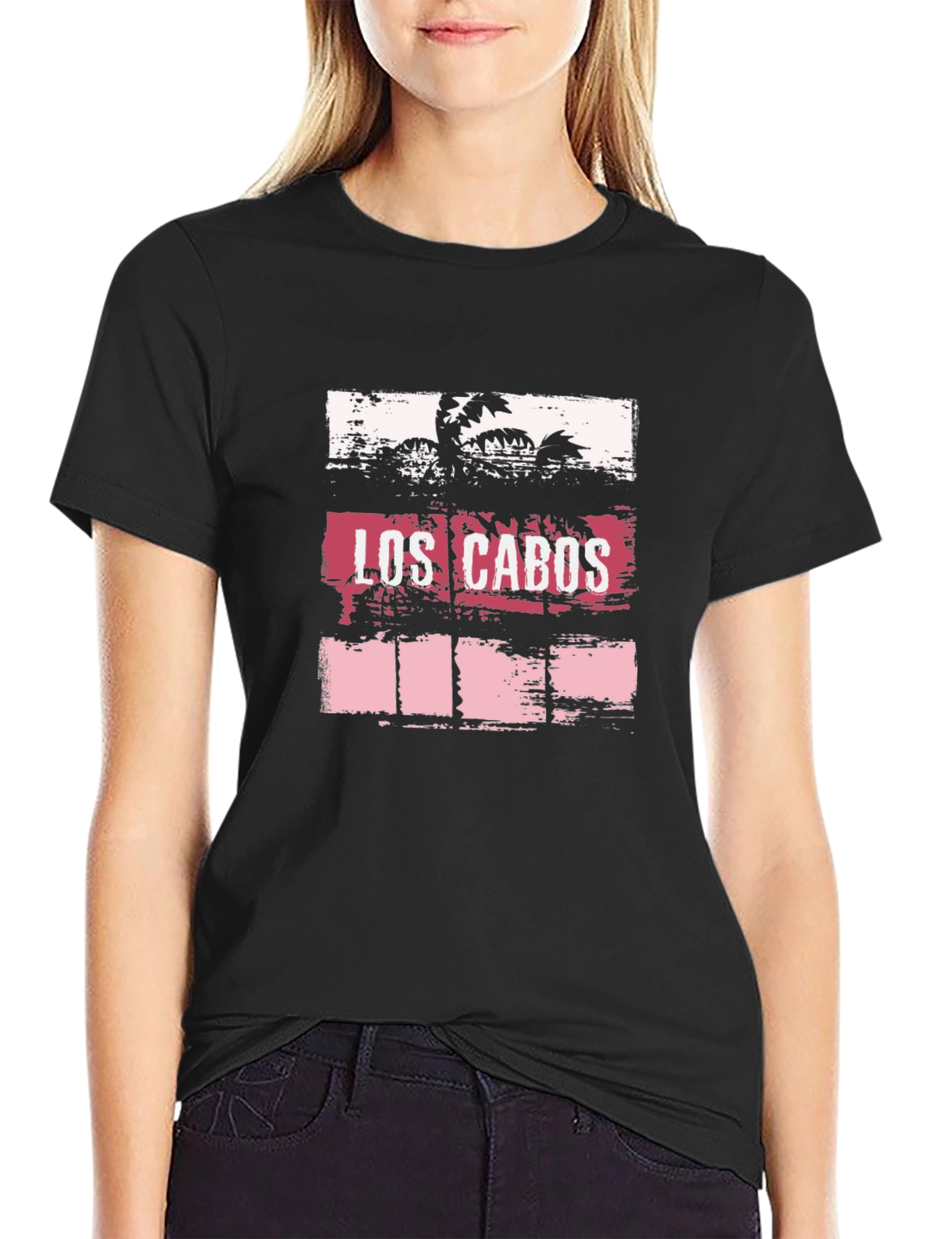 Los Cabos Palm Tree Graphic T-Shirt