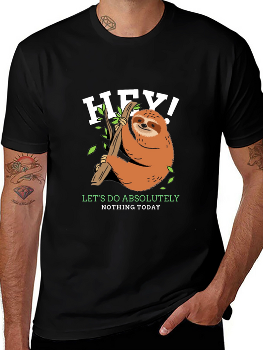 Lazy Sloth T-Shirt - Lets Do Absolutely Nothing Today!