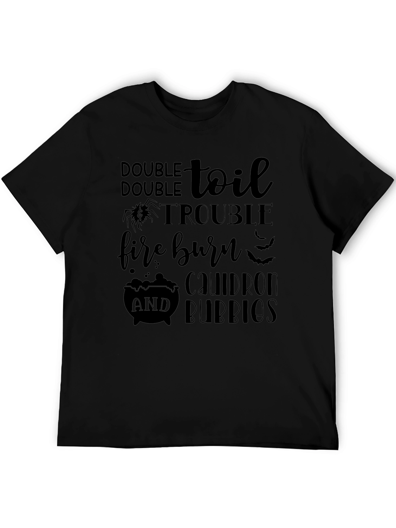 Halloween Toil and Trouble Graphic T-Shirt