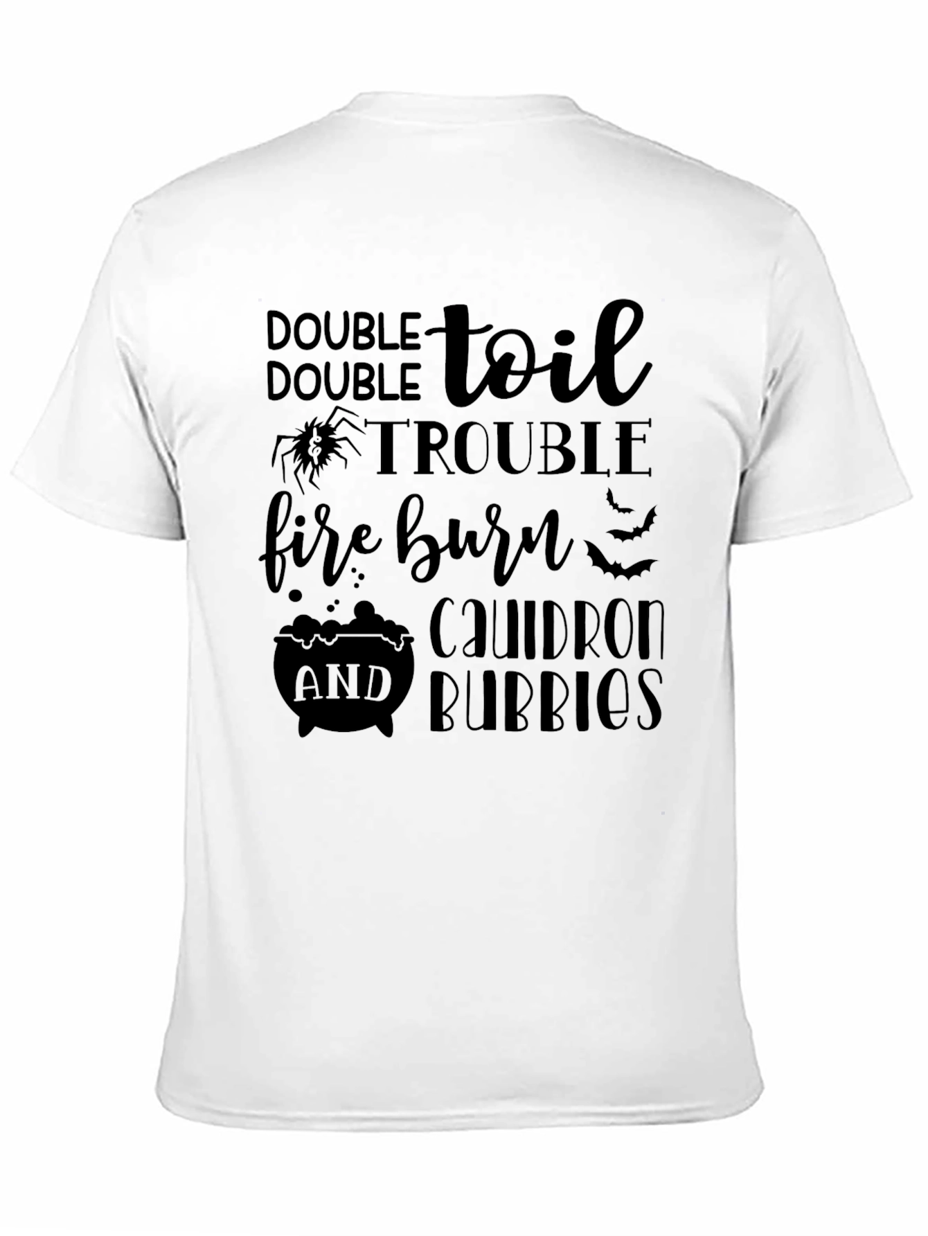 Halloween Toil and Trouble Graphic T-Shirt
