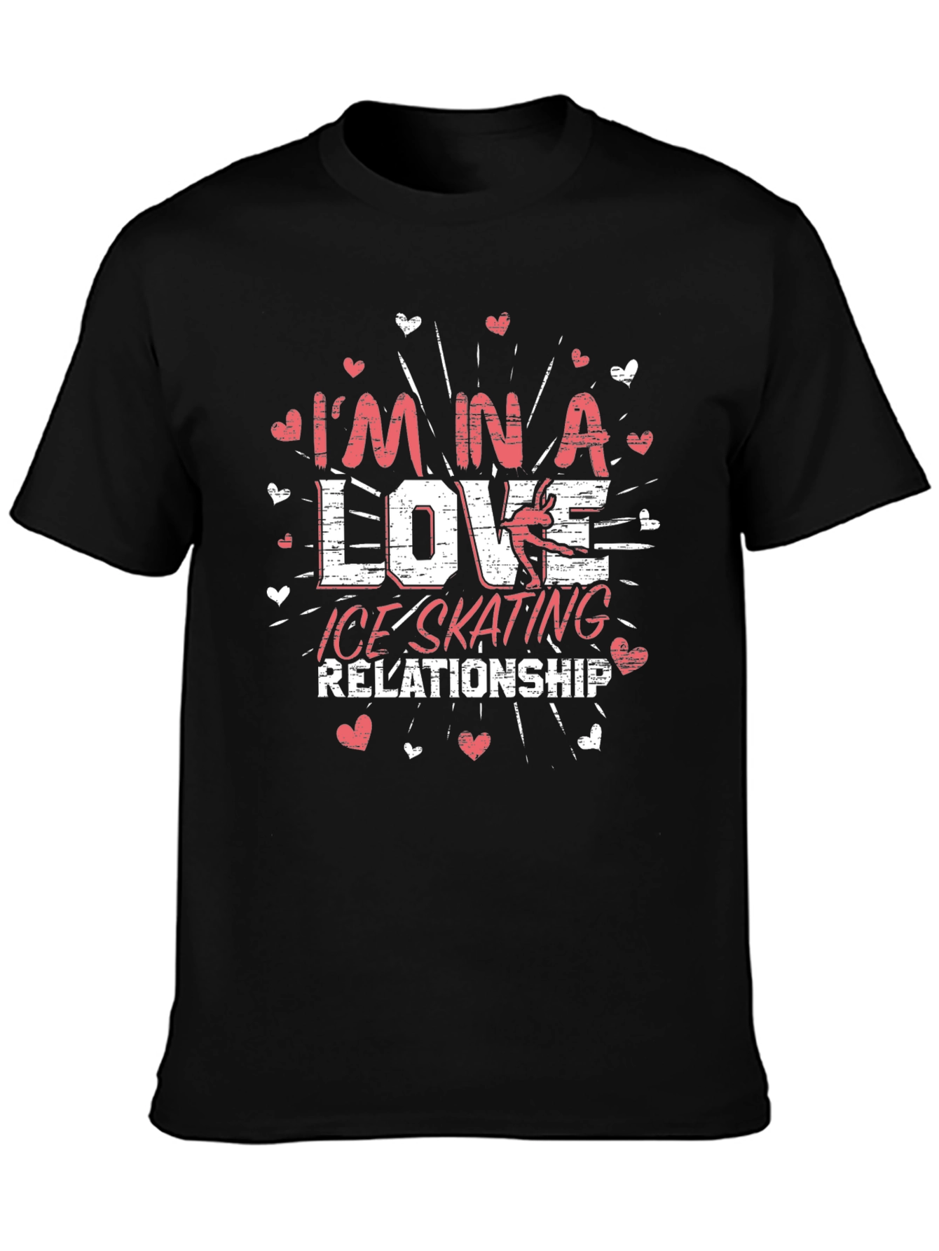 Im in a Love Ice Skating Relationship Graphic Tee