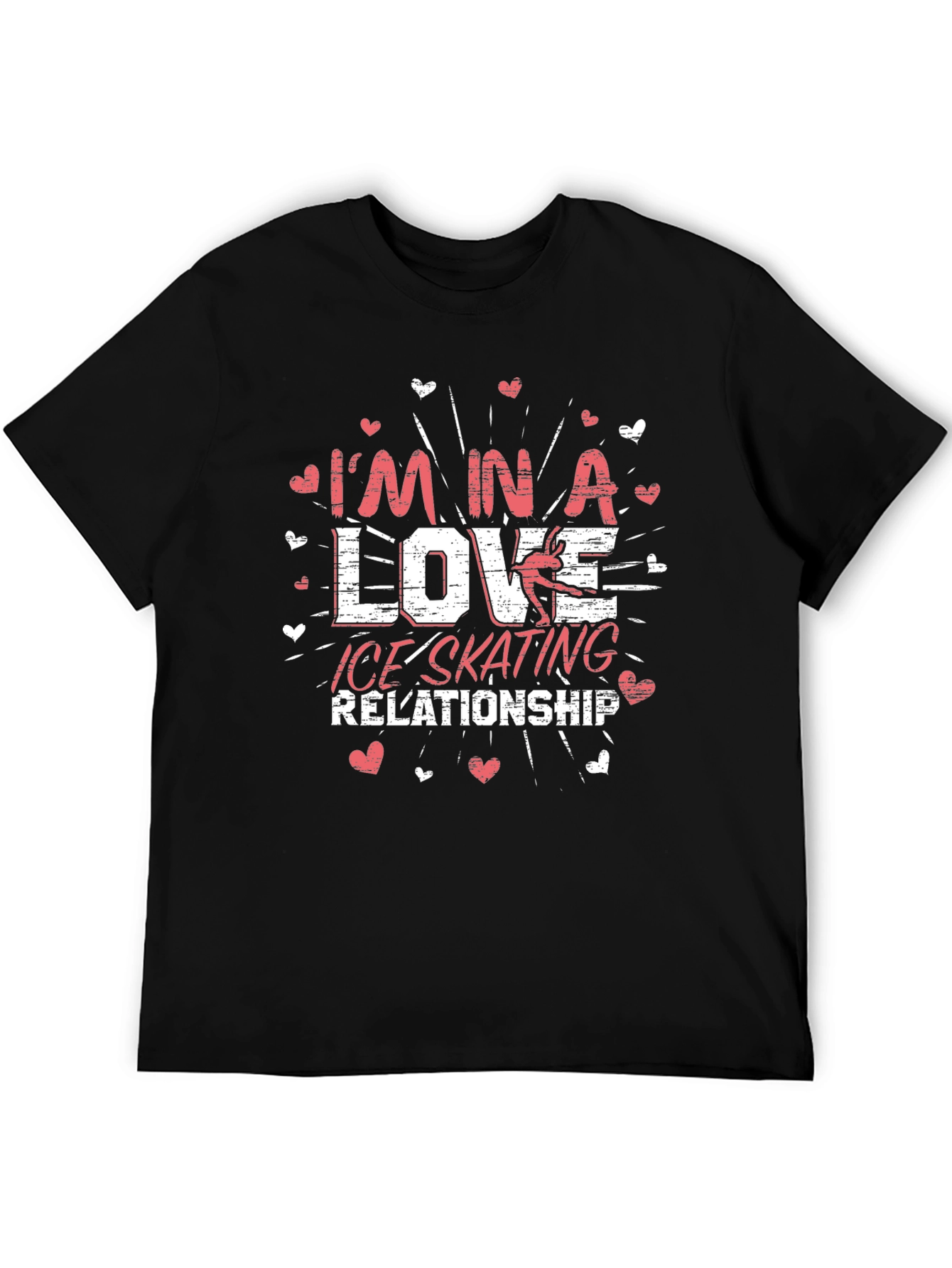 Im in a Love Ice Skating Relationship Graphic Tee
