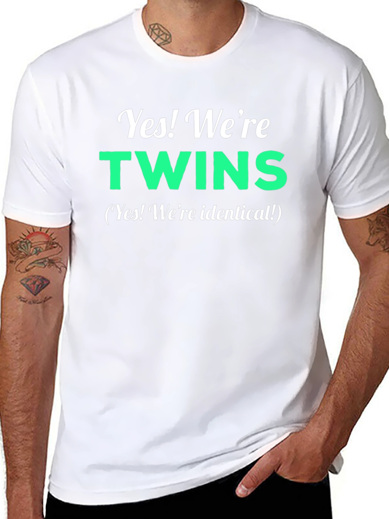 Yes! Were Twins T-Shirt - Identical Twin Apparel
