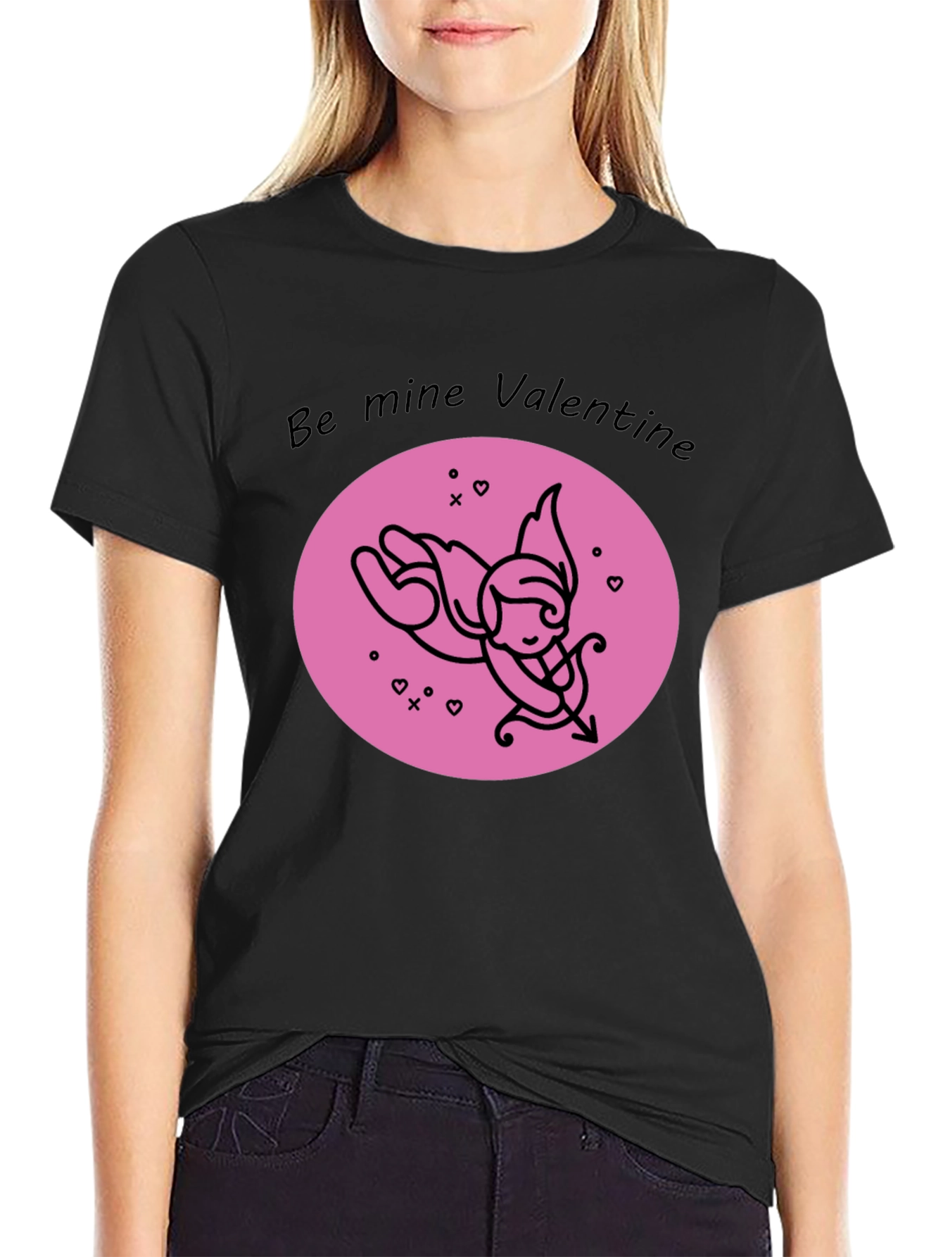 Valentines Day Cupid Graphic T-Shirt