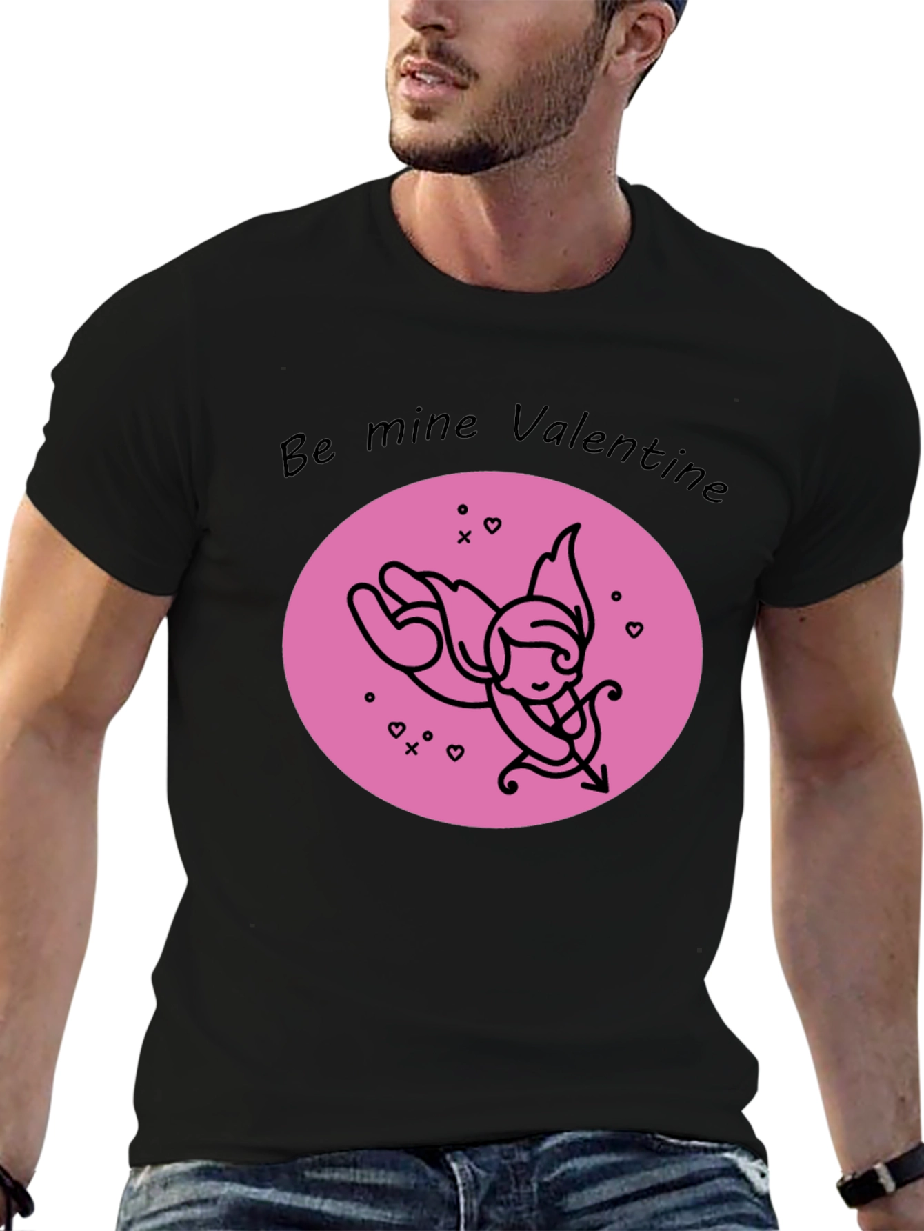 Valentines Day Cupid Graphic T-Shirt
