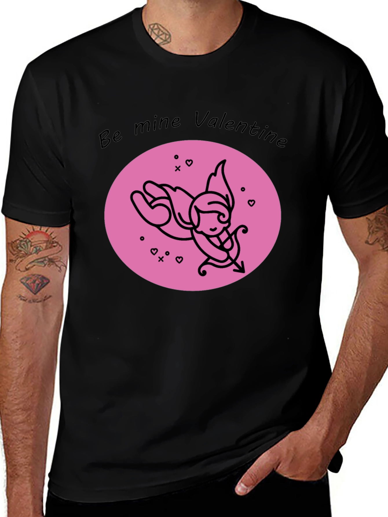 Valentines Day Cupid Graphic T-Shirt