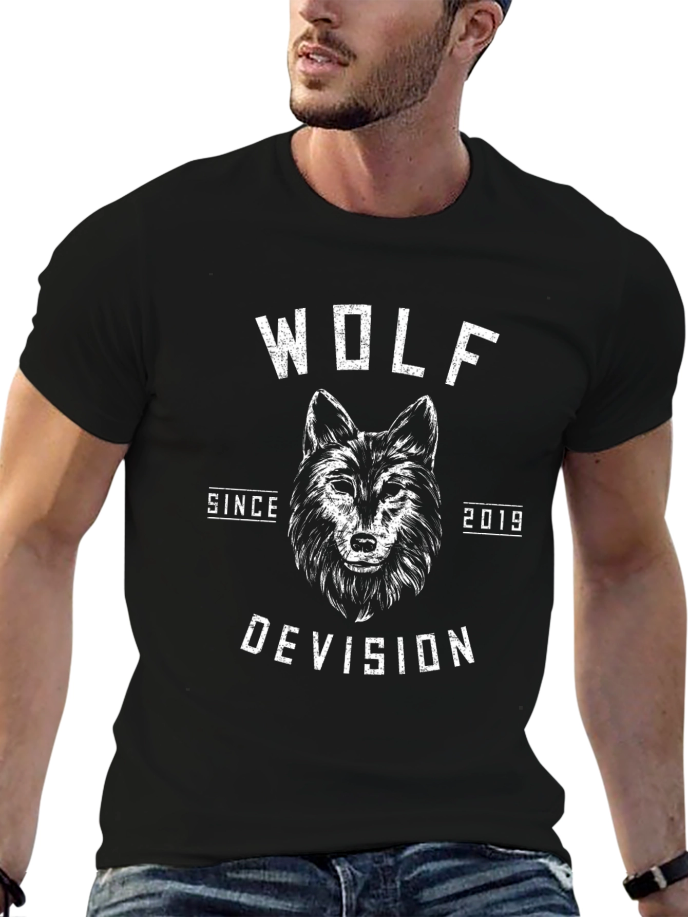 Wolf Devision Black T-Shirt