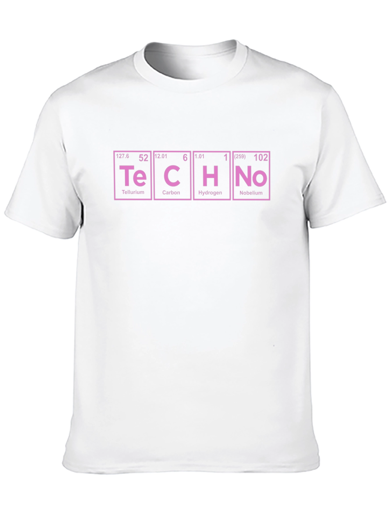 Periodic Table Techno Music Black T-Shirt