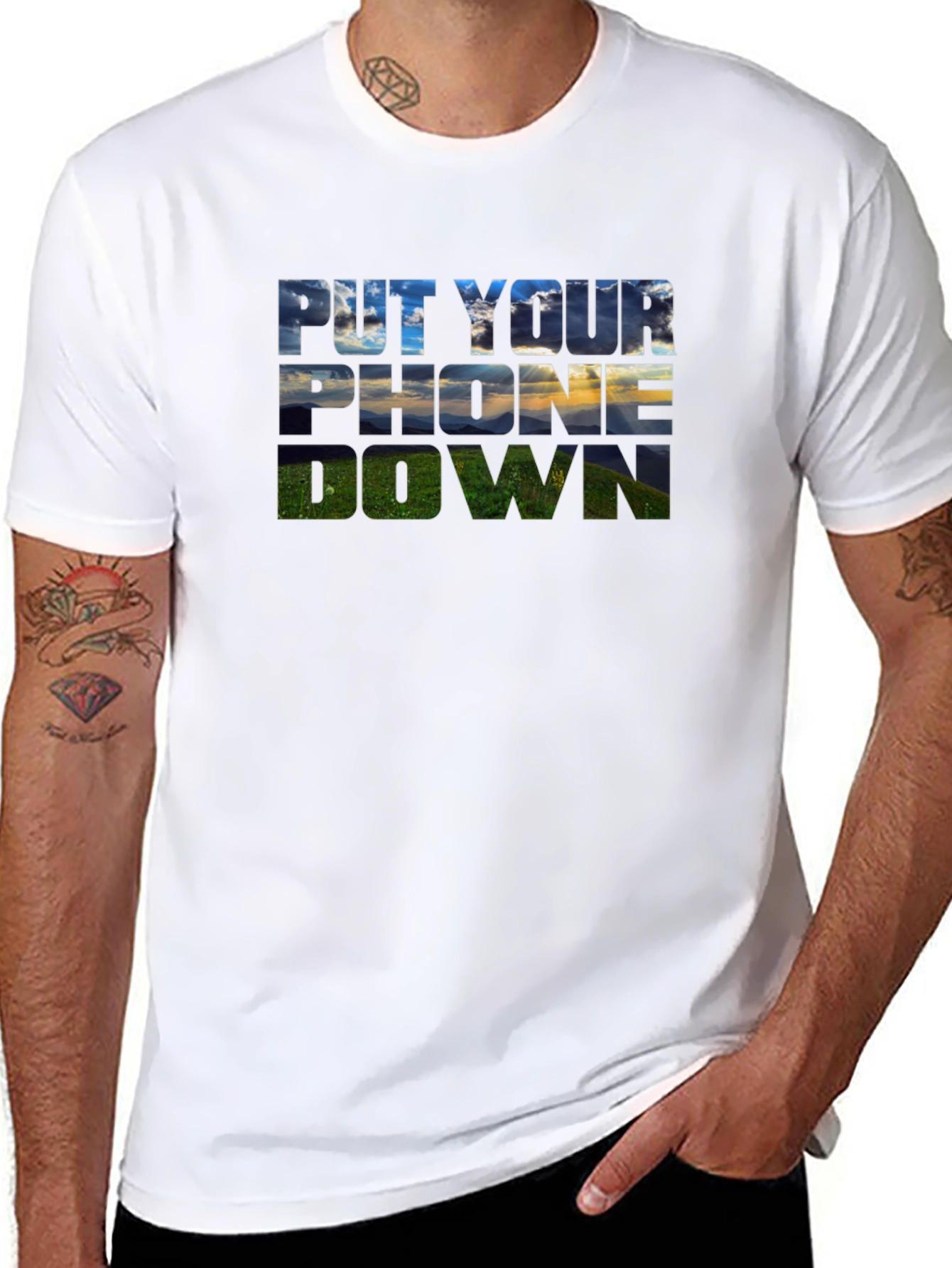 Put Your Phone Down Graphic Tee