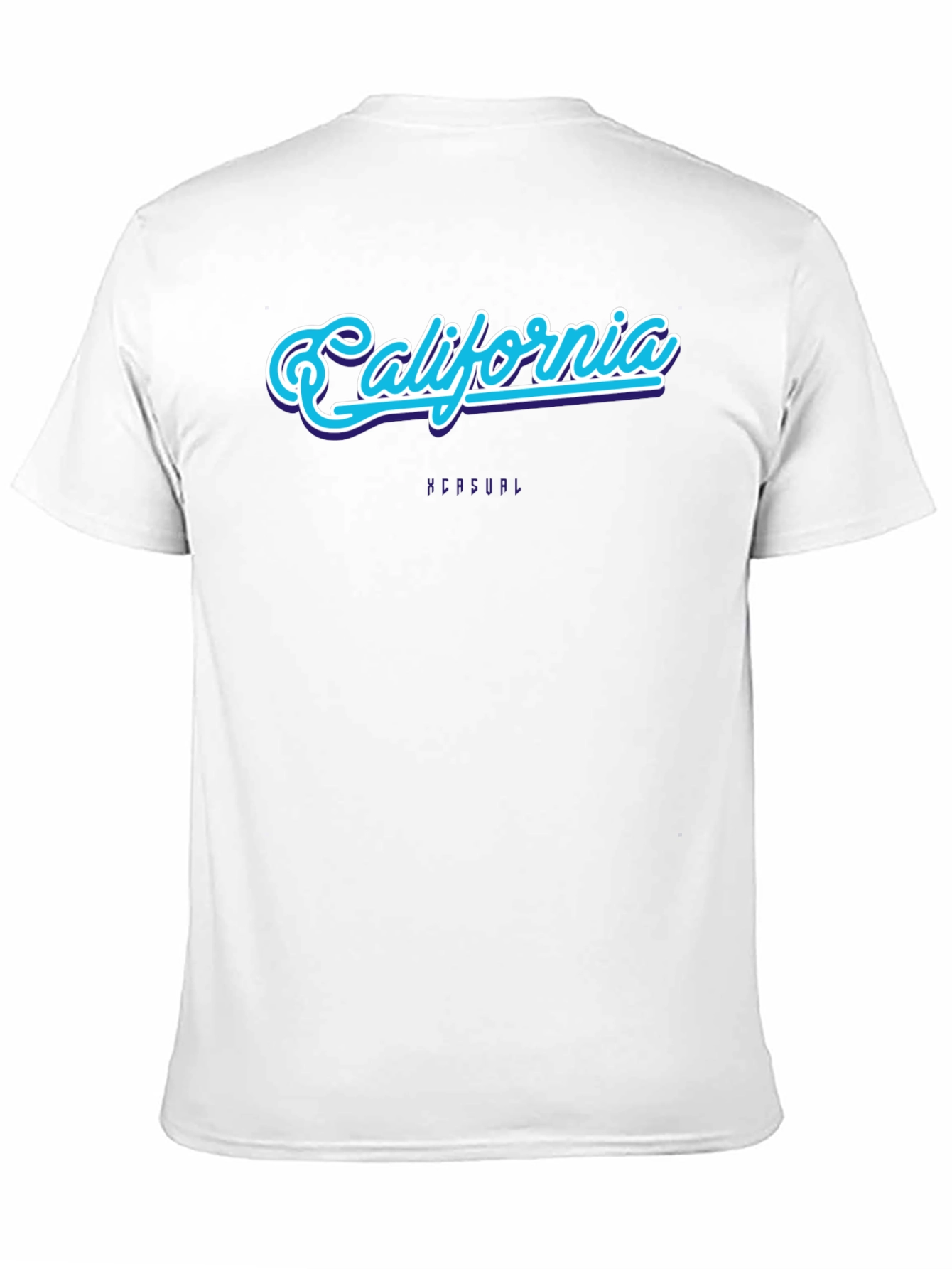California Graphic Print Black T-Shirt