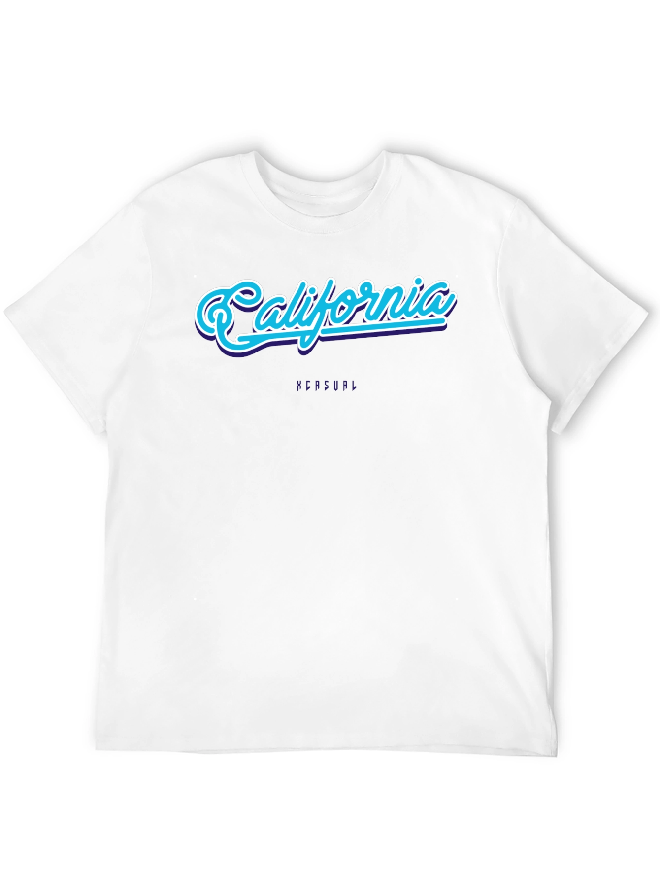 California Graphic Print Black T-Shirt
