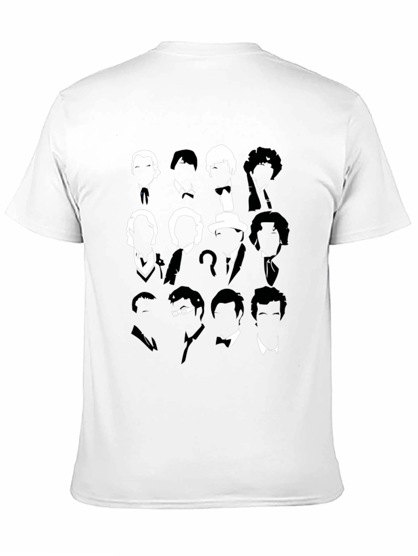 Doctor Who Silhouette T-Shirt - Iconic Doctors