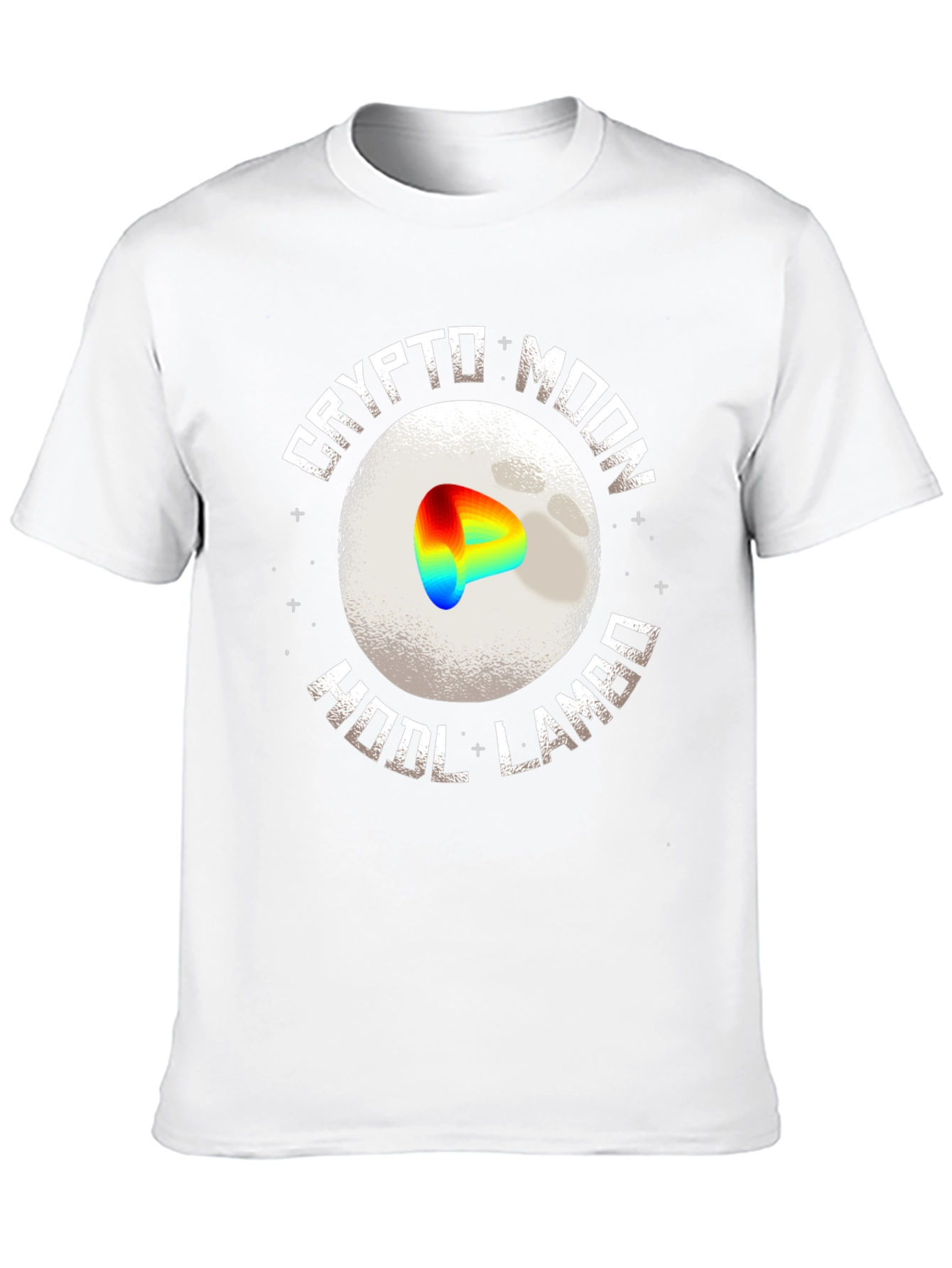 Crypto Moon HODL Lambo Black T-Shirt