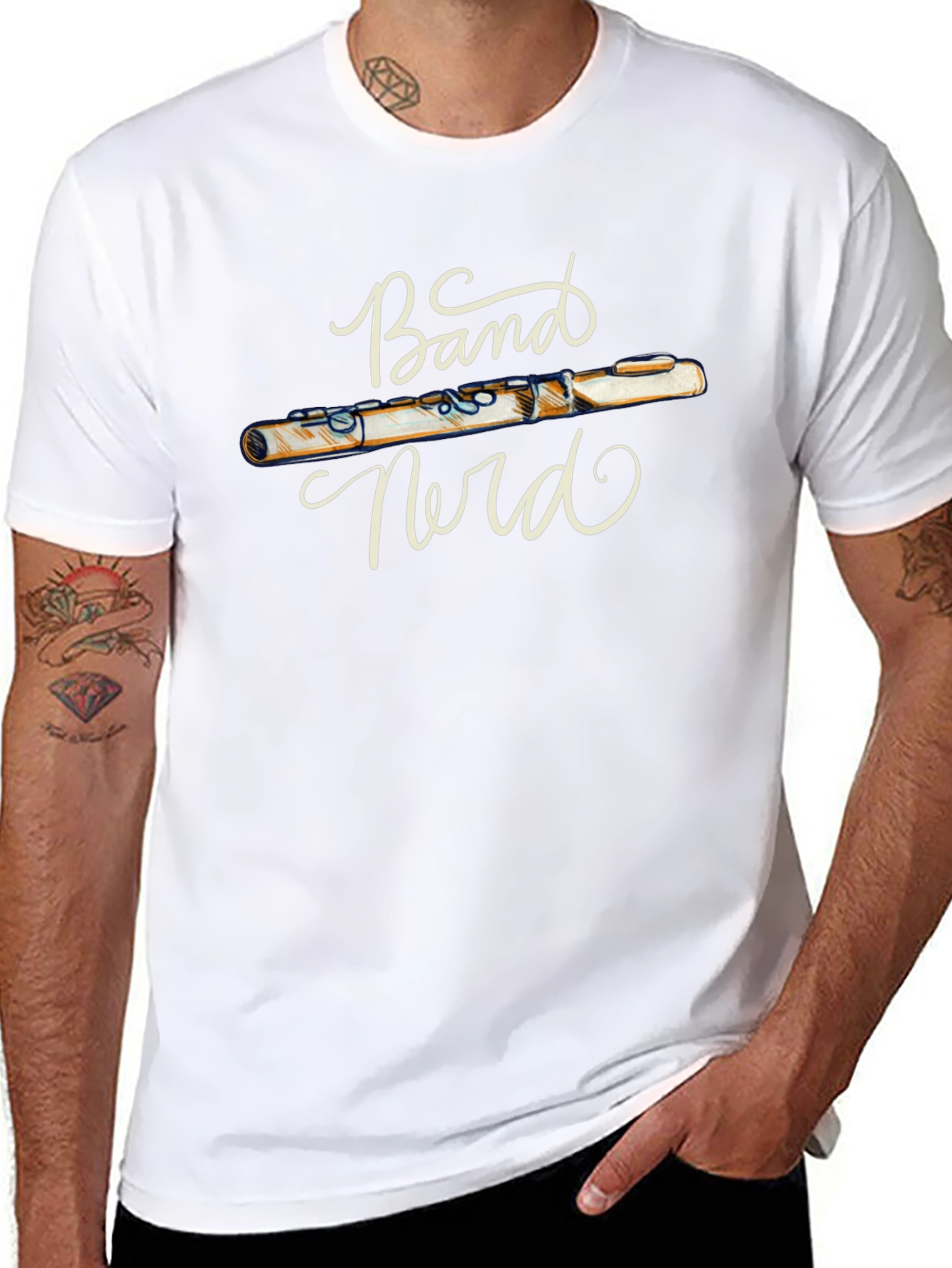 Band Nerd Flute T-Shirt - Musician Humor