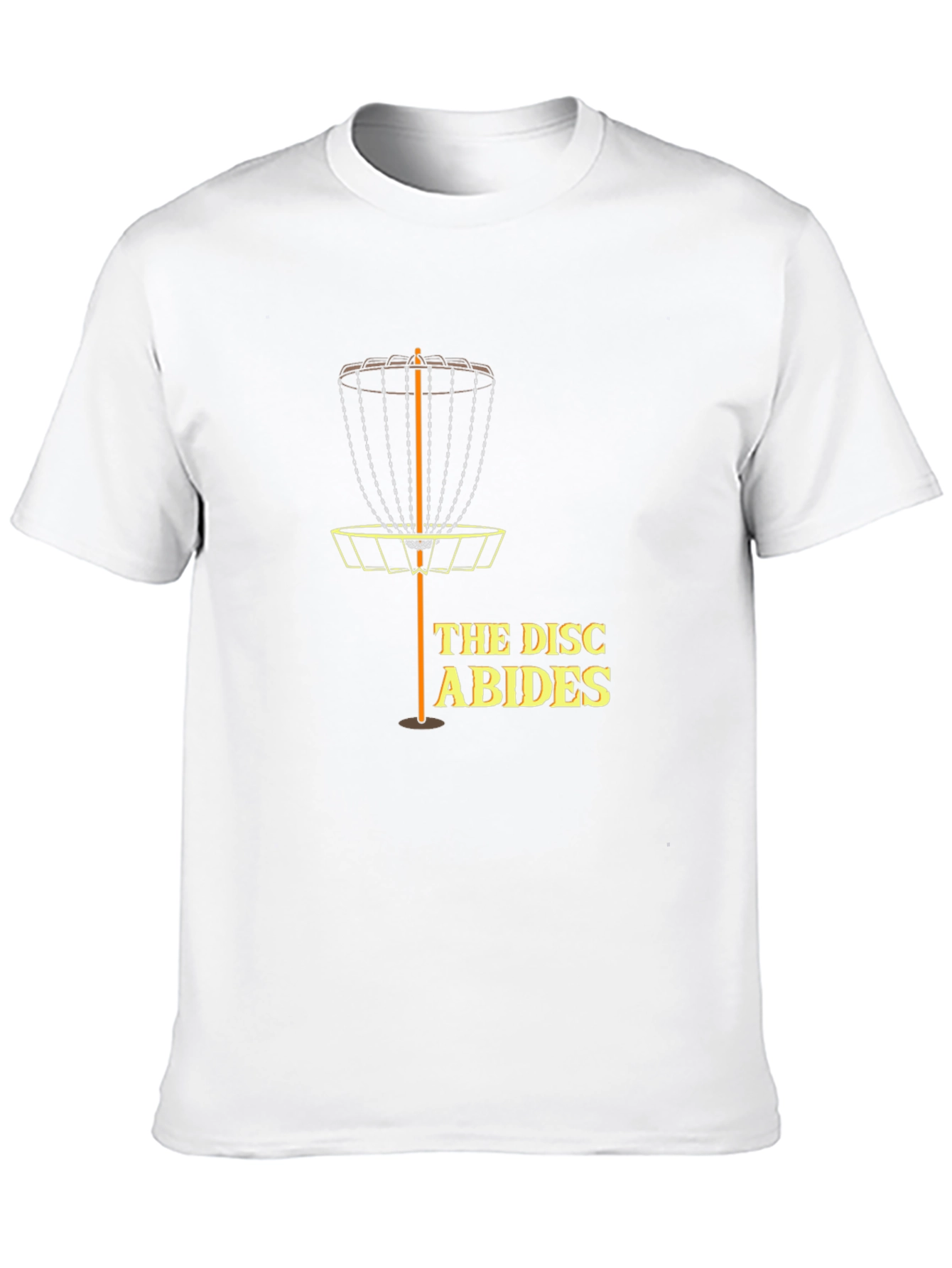 The Disc Abides T-Shirt - Funny Disc Golf Tee