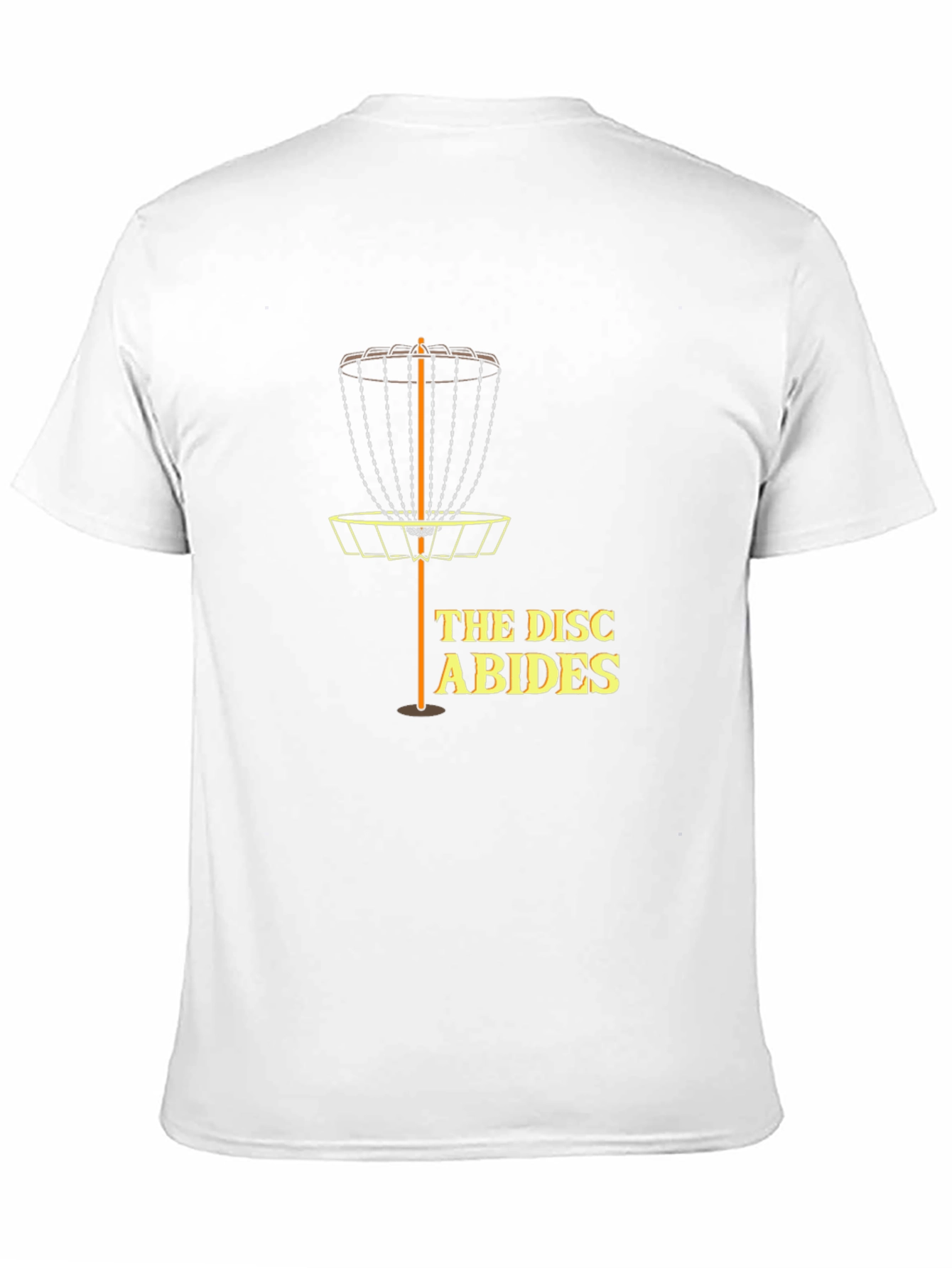 The Disc Abides T-Shirt - Funny Disc Golf Tee