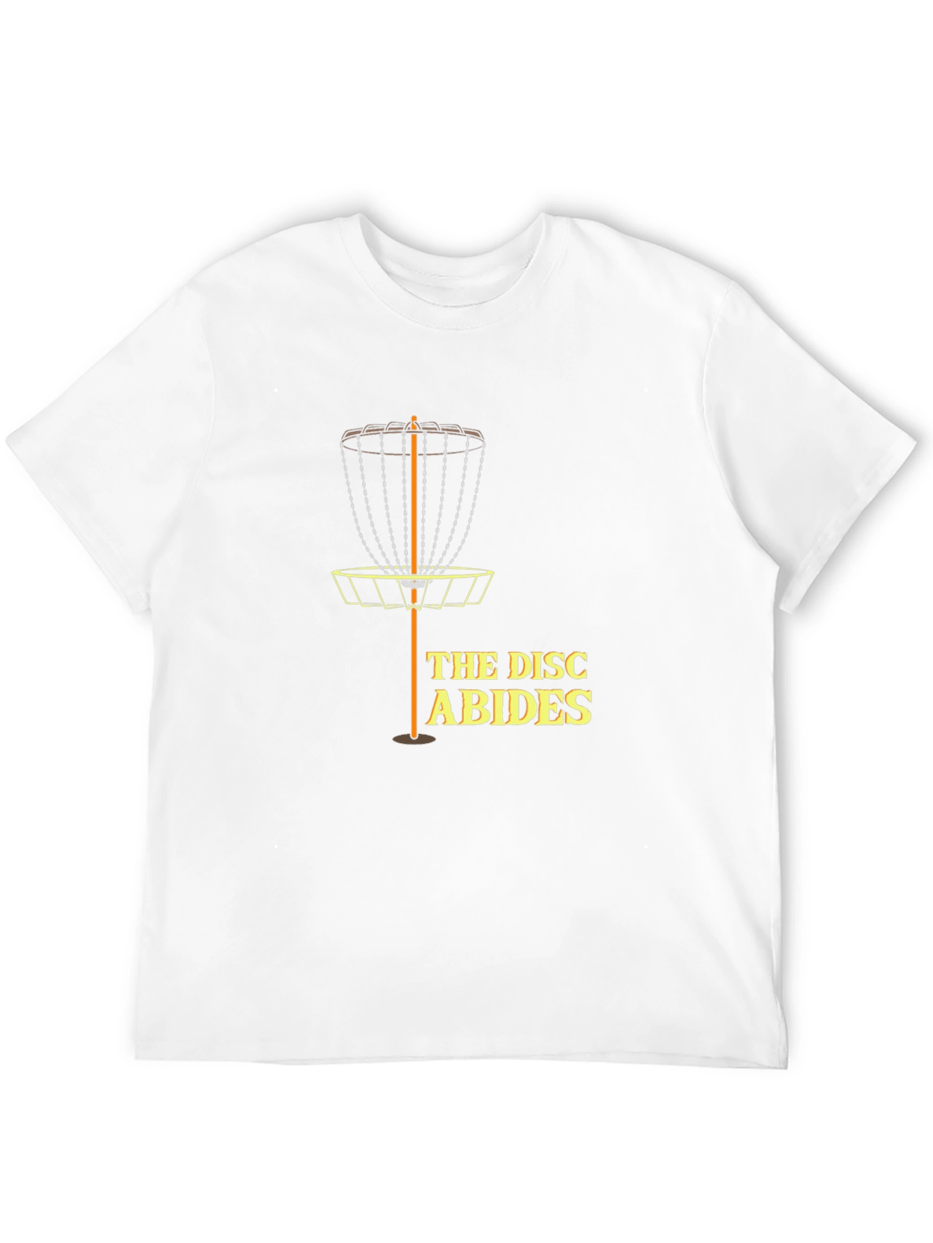 The Disc Abides T-Shirt - Funny Disc Golf Tee