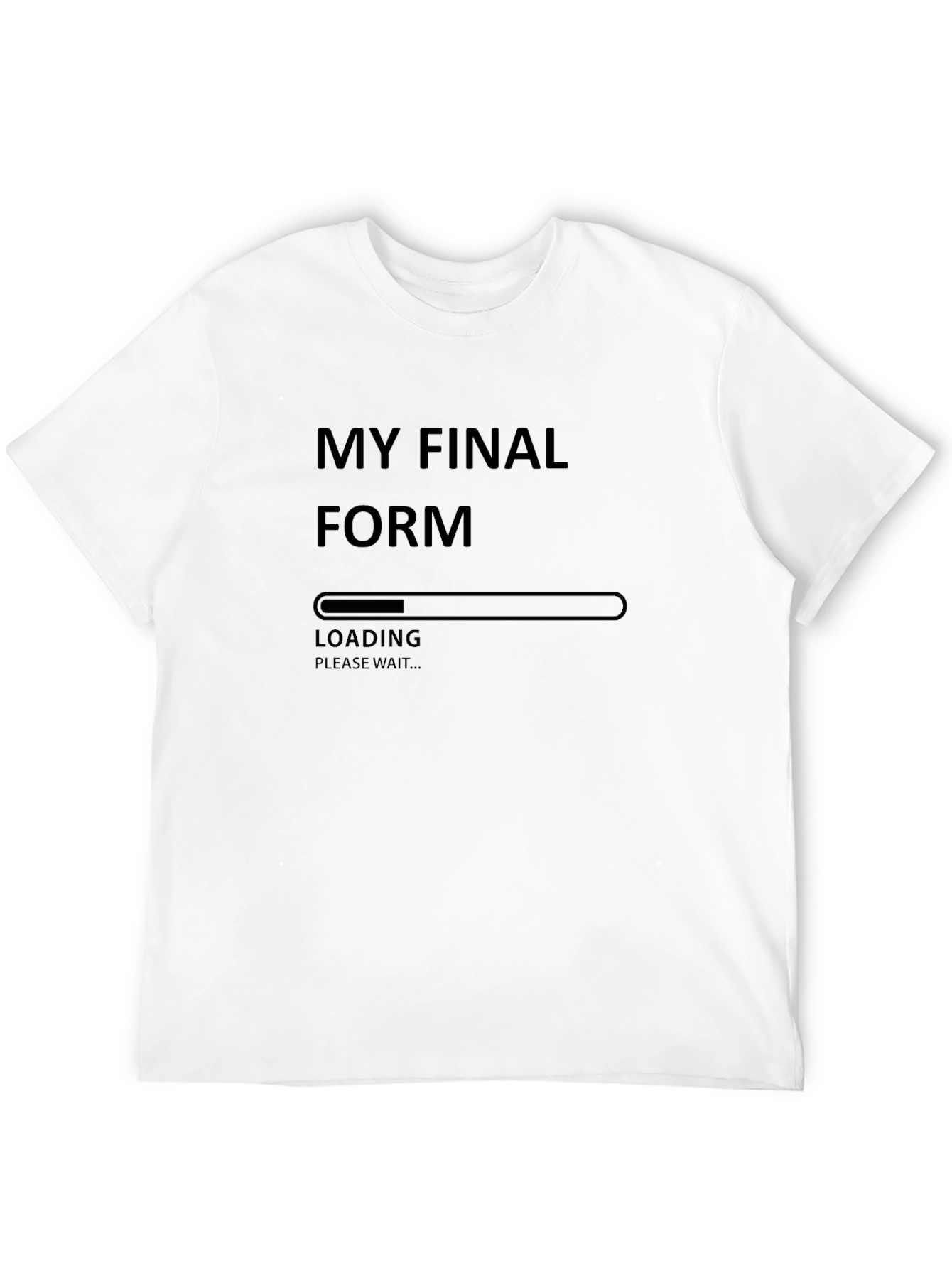 My Final Form Loading Graphic Tee - Black
