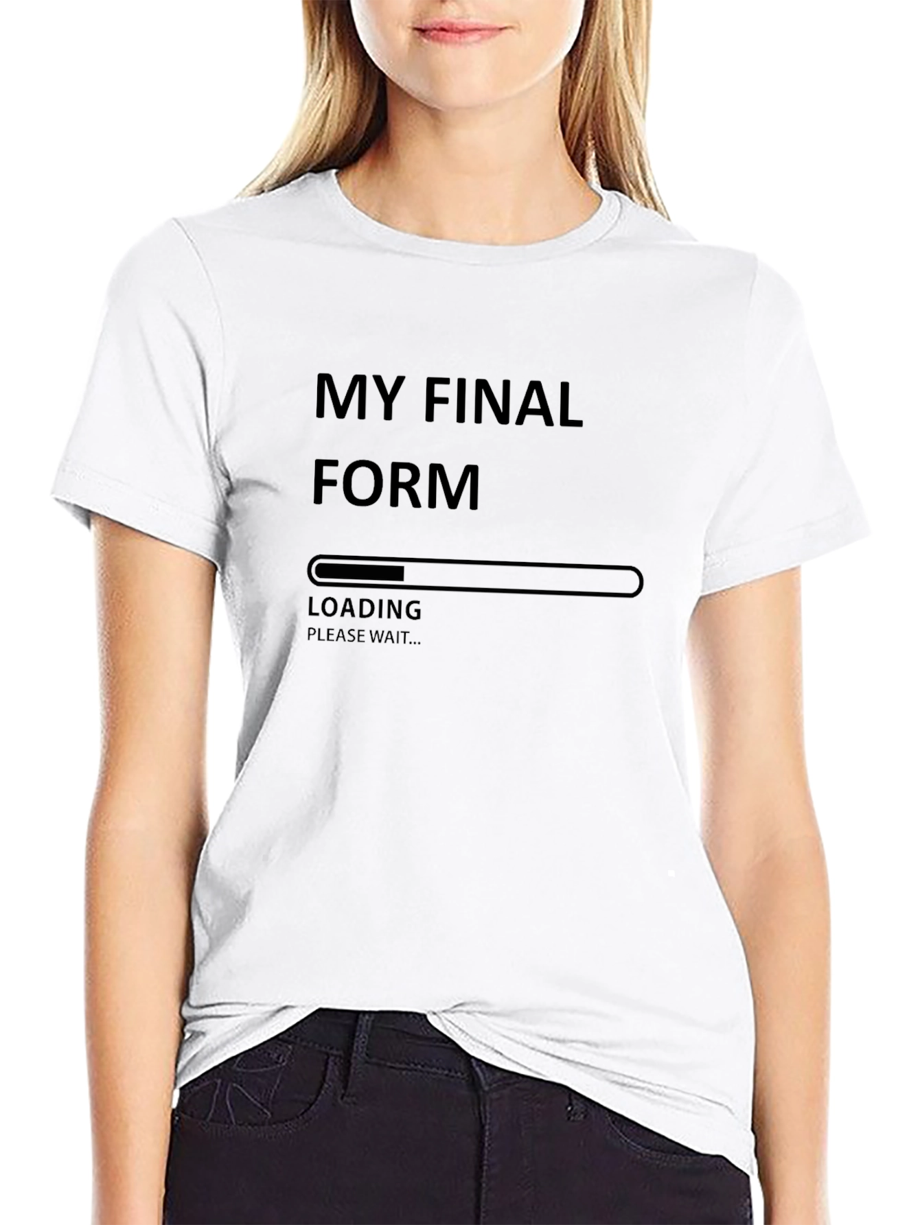My Final Form Loading Graphic Tee - Black