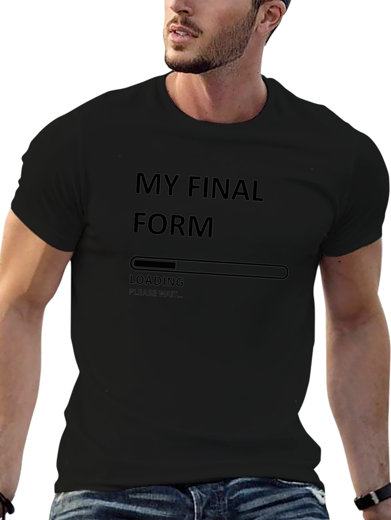My Final Form Loading Graphic Tee - Black