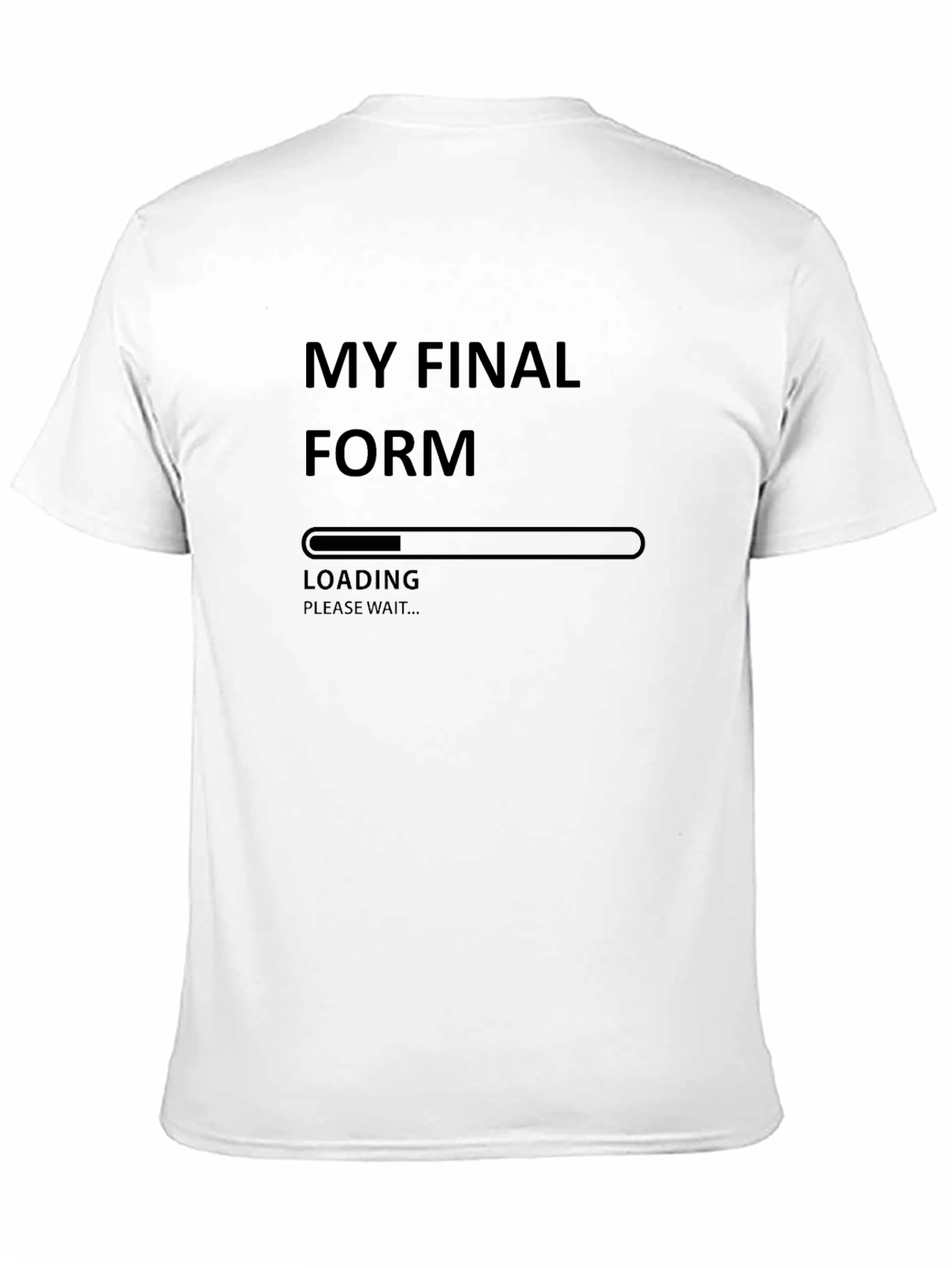My Final Form Loading Graphic Tee - Black
