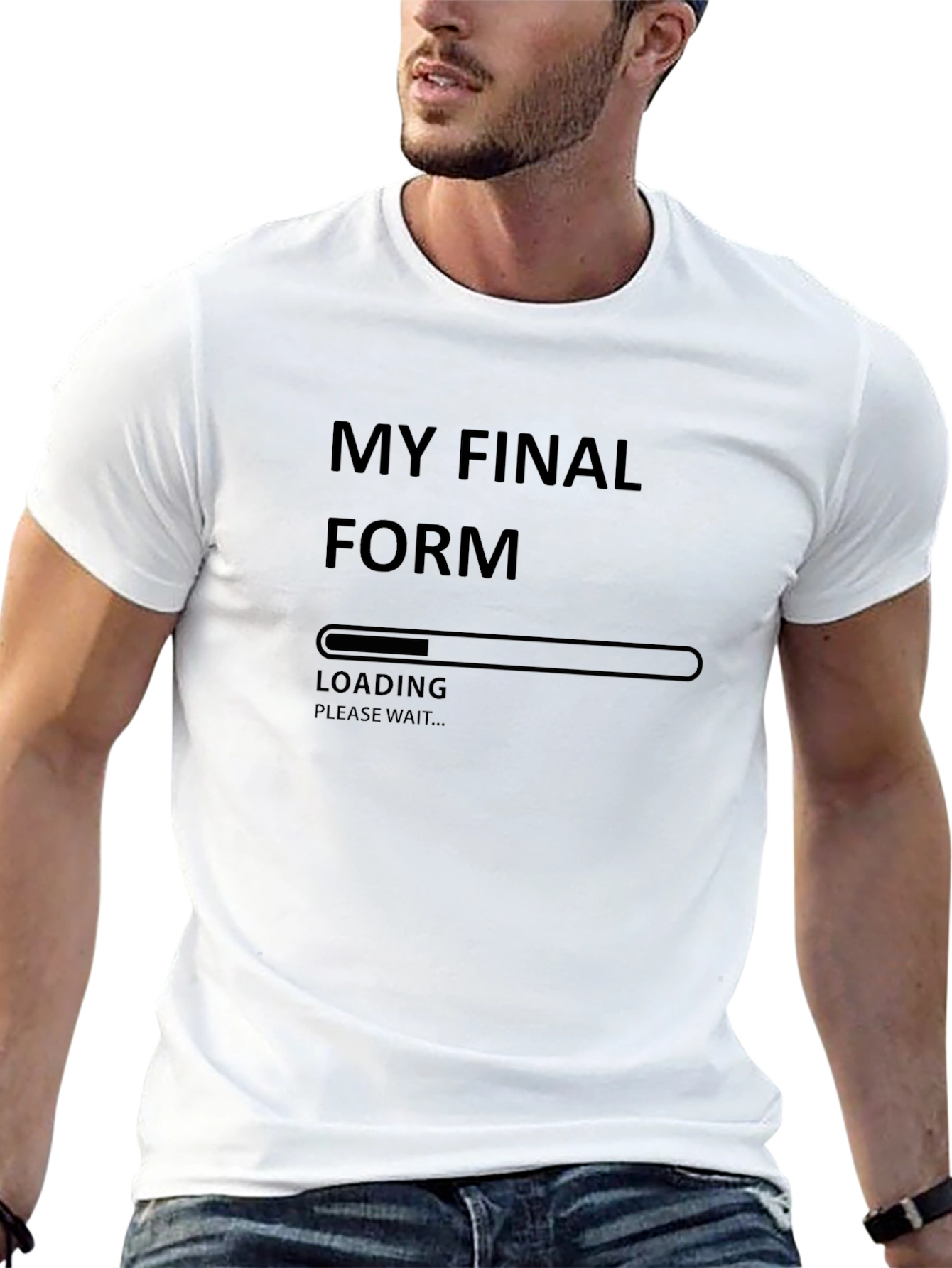My Final Form Loading Graphic Tee - Black