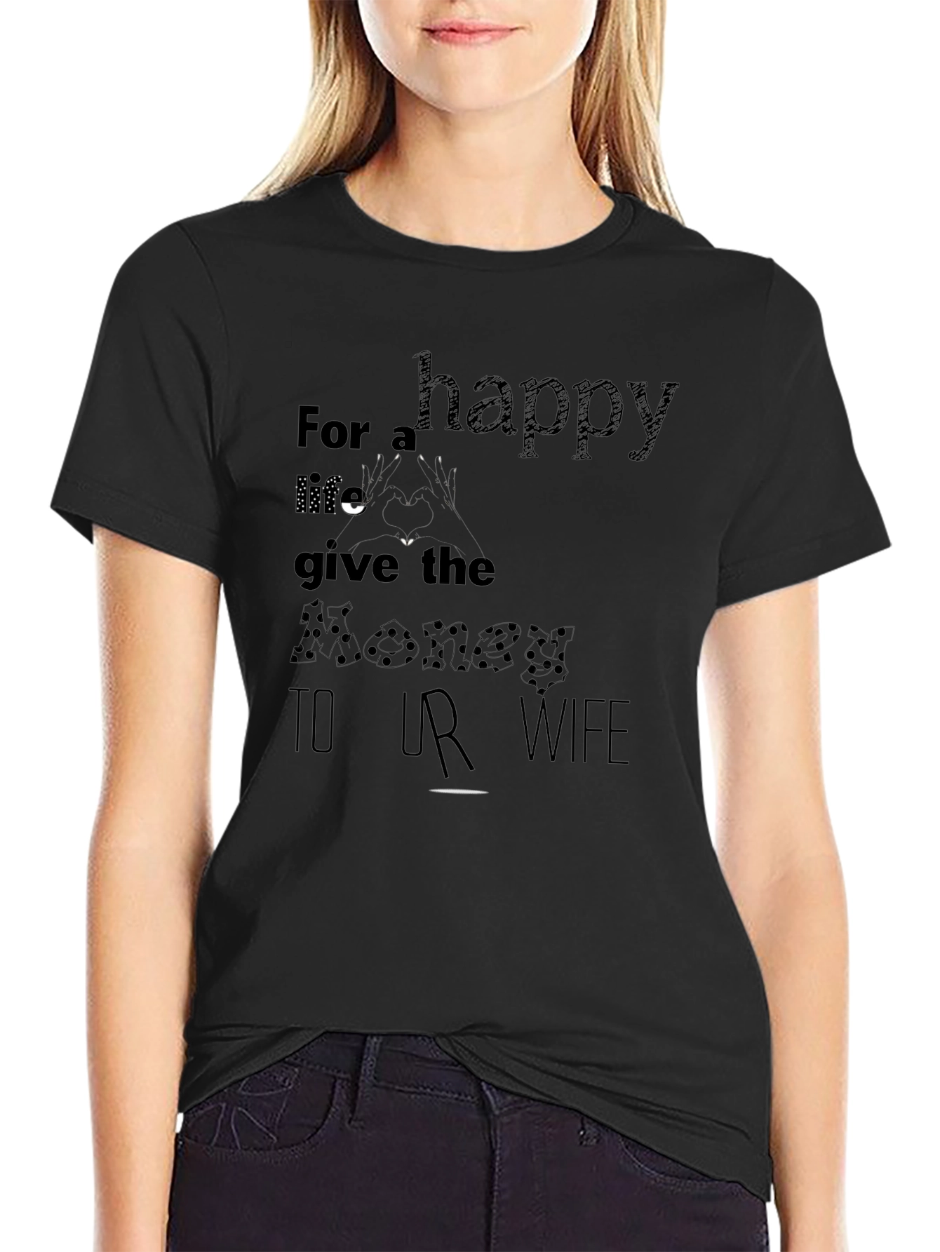 Happy Wife Happy Life Funny T-Shirt