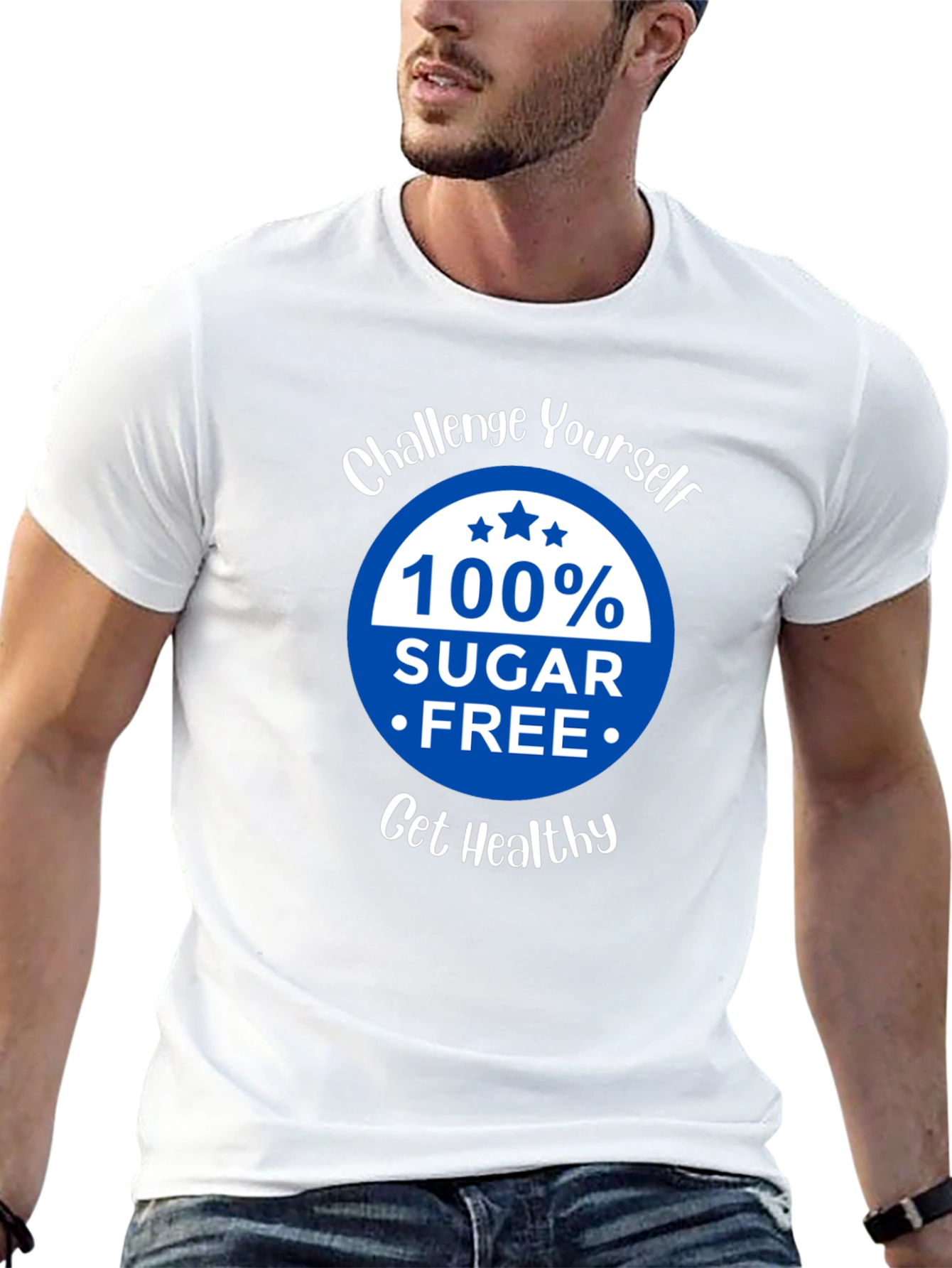 Challenge Yourself 100% Sugar-Free Tee