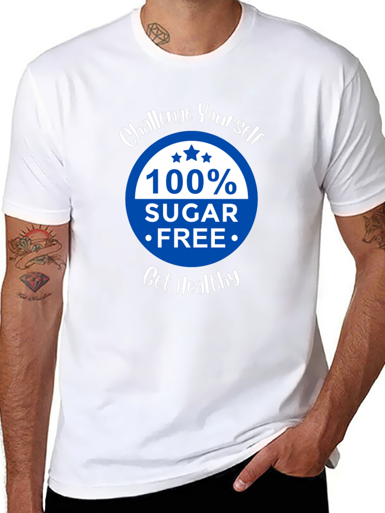 Challenge Yourself 100% Sugar-Free Tee