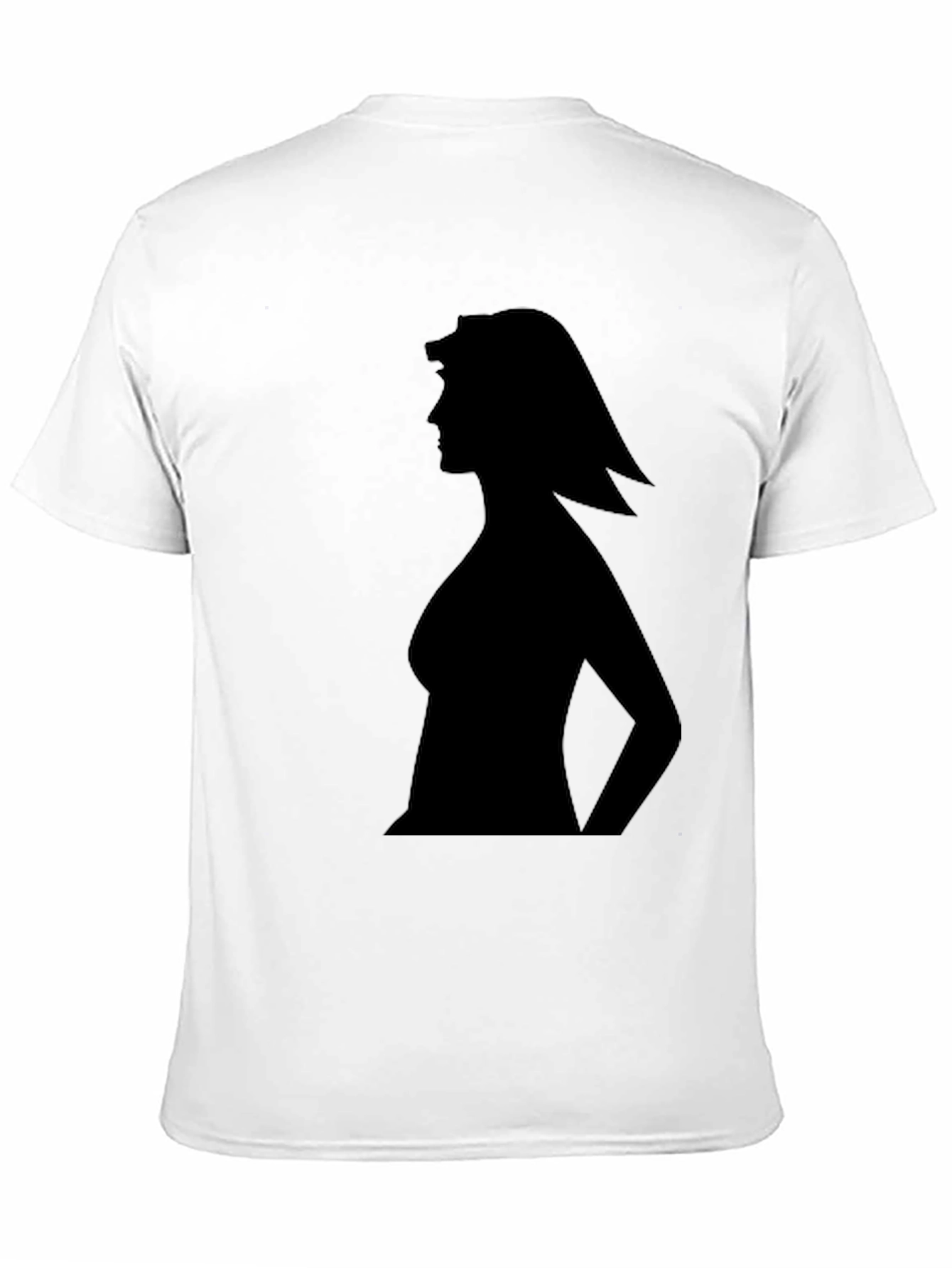 Silhouette Graphic T-Shirt - Black Cotton Tee