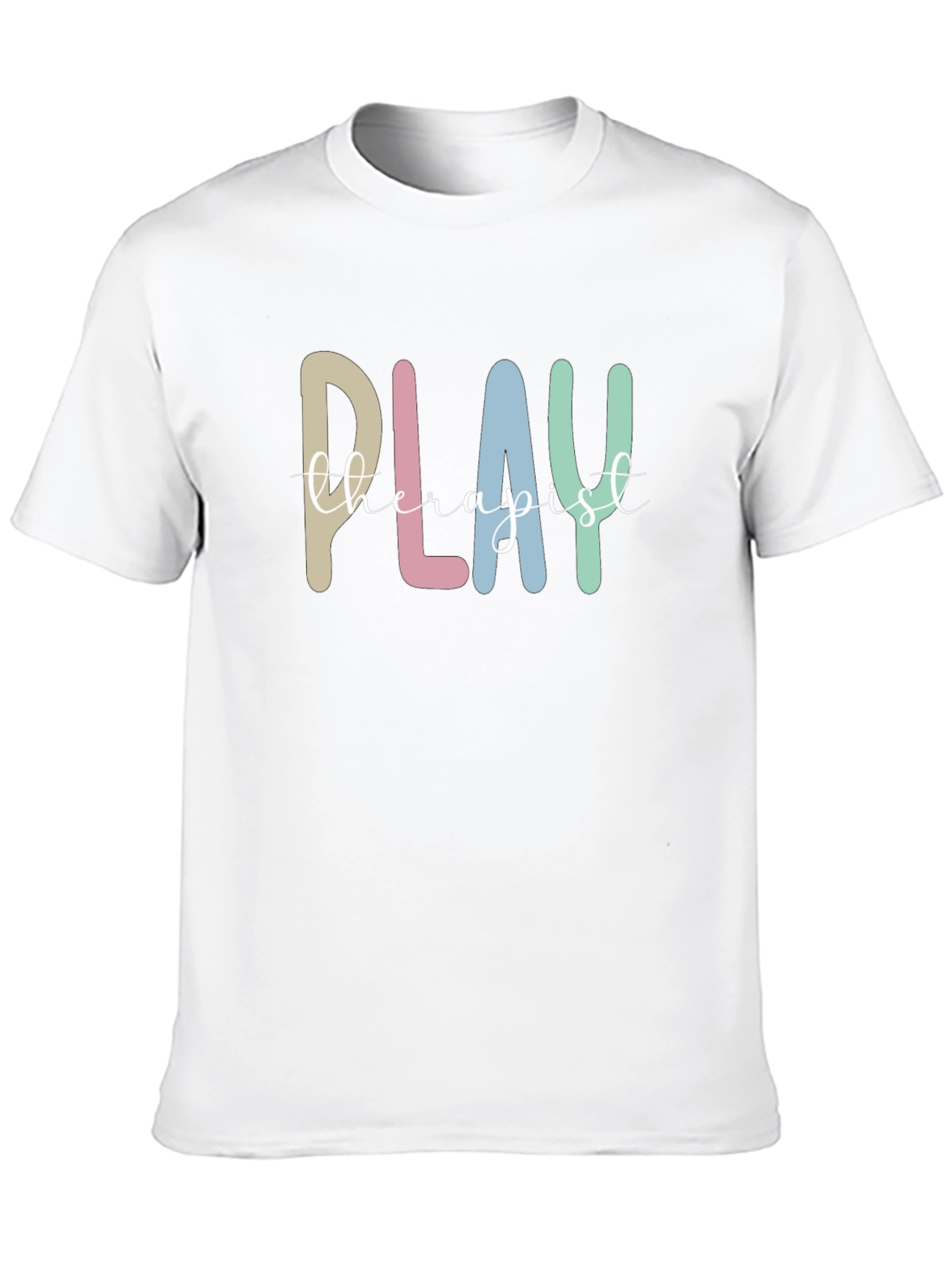 Play Therapist Graphic Tee - Comfortable Black T-Shirt