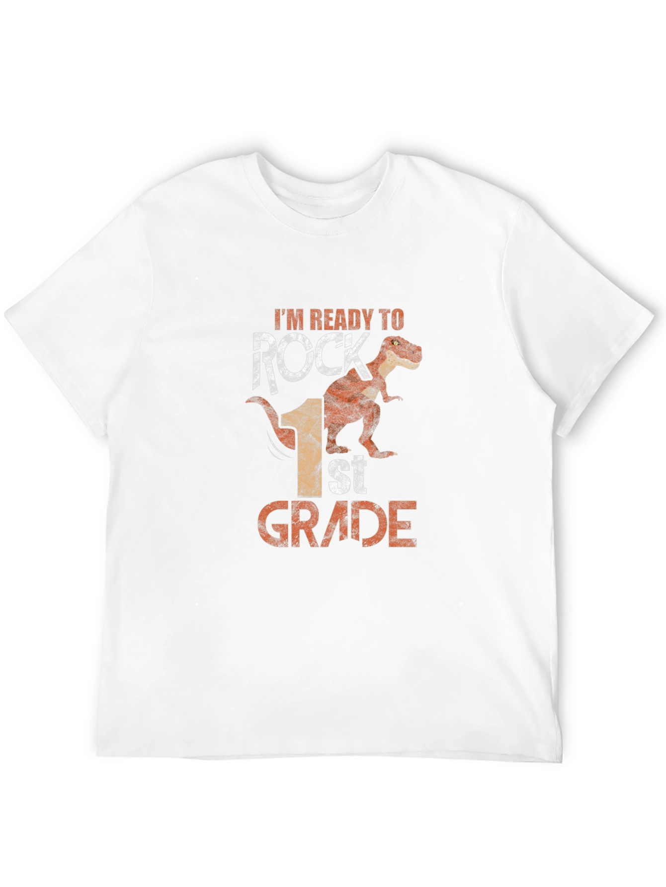 Ready to Rock 1st Grade Dinosaur T-Shirt