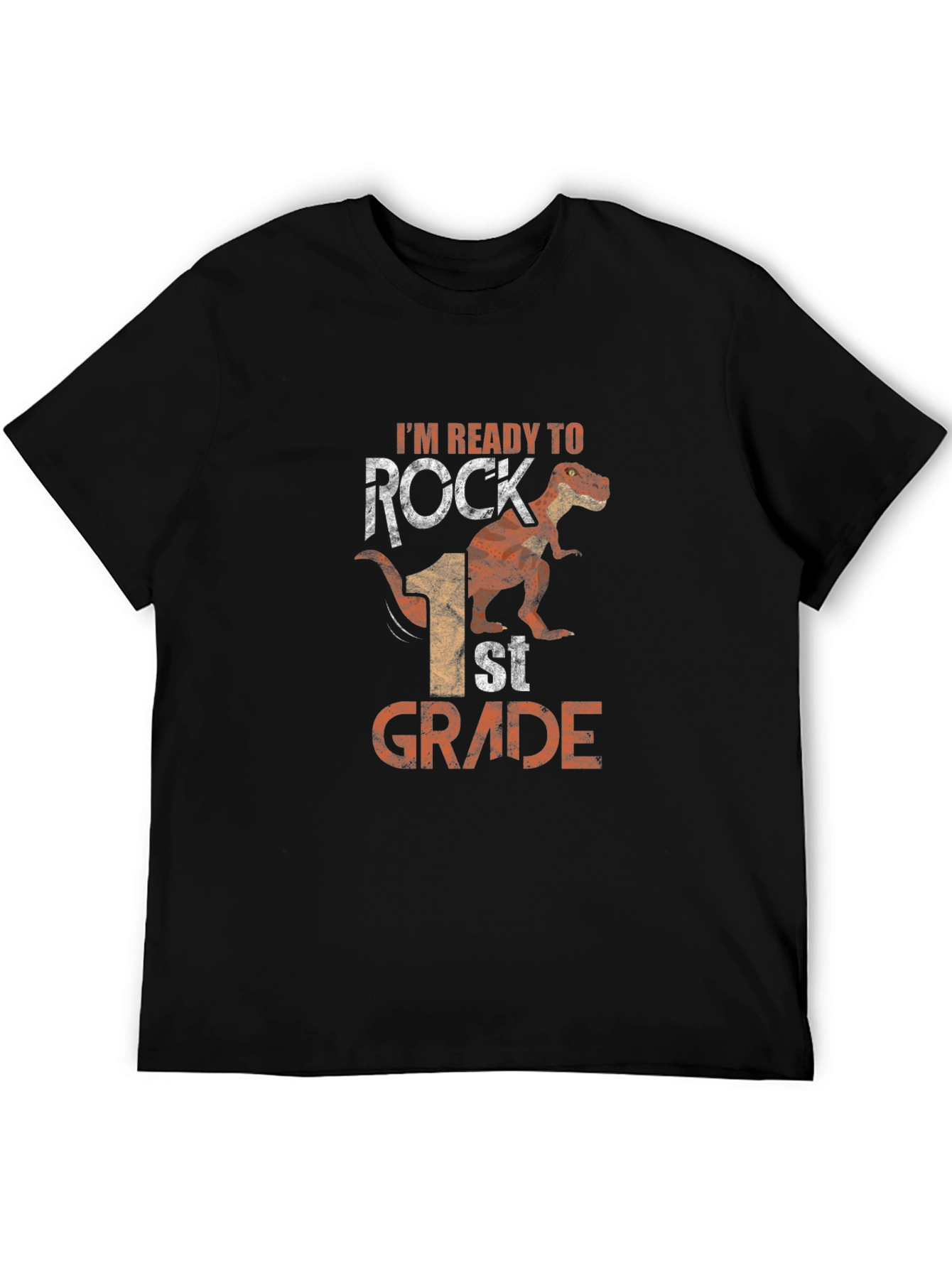 Ready to Rock 1st Grade Dinosaur T-Shirt