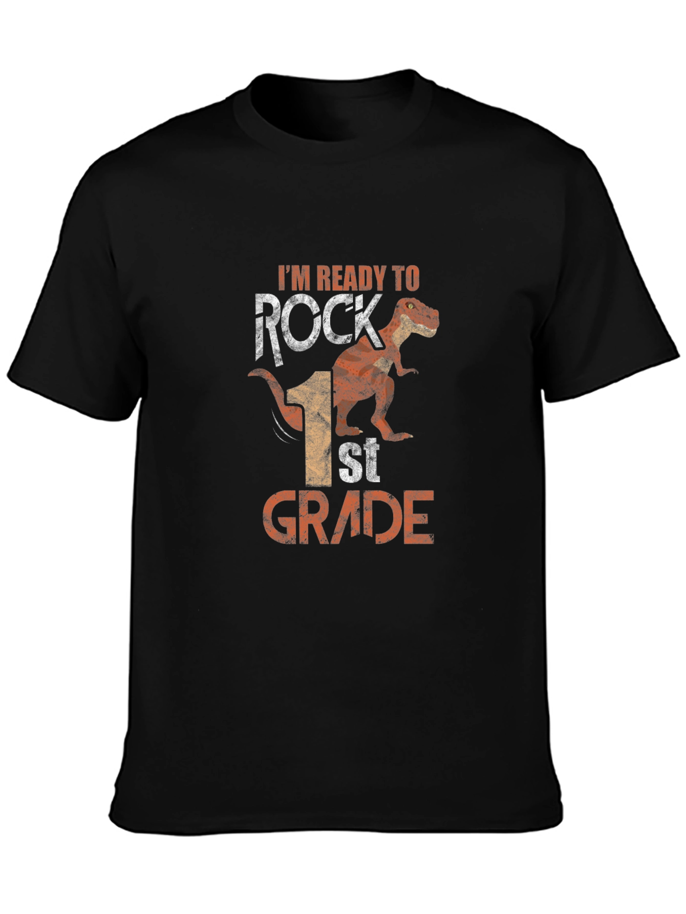 Ready to Rock 1st Grade Dinosaur T-Shirt