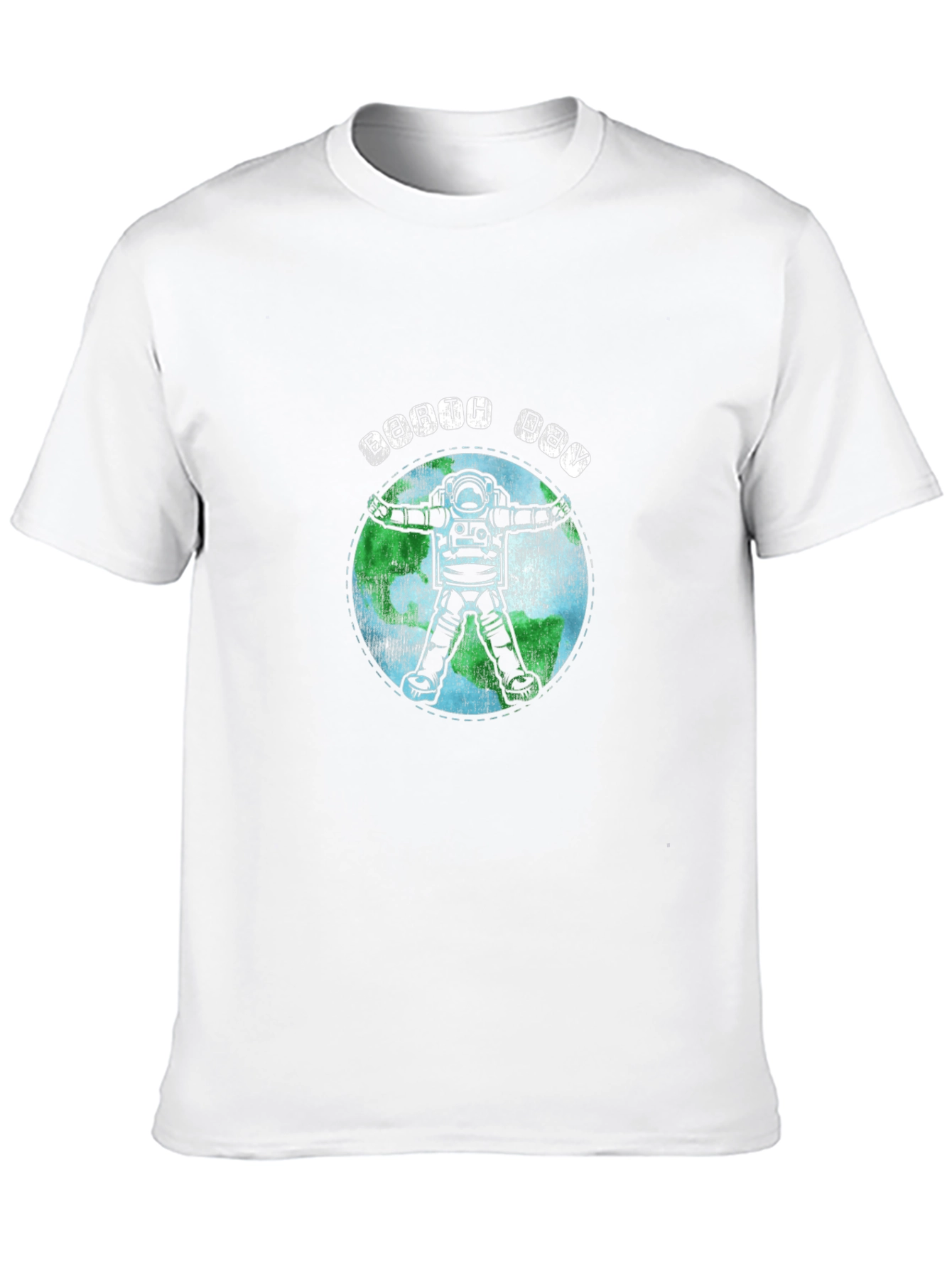 Earth Day Astronaut Graphic Tee - Black Unisex Shirt