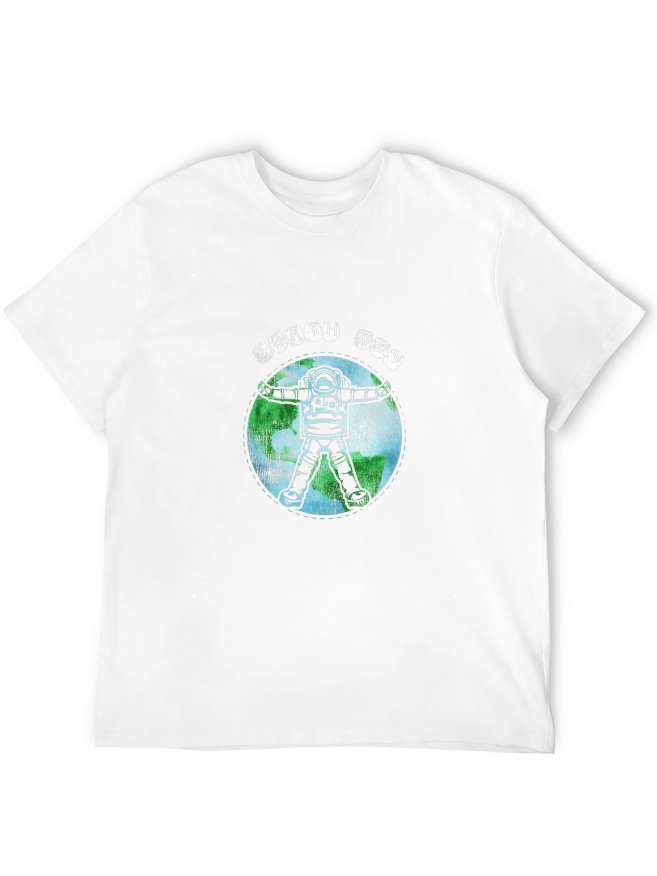 Earth Day Astronaut Graphic Tee - Black Unisex Shirt