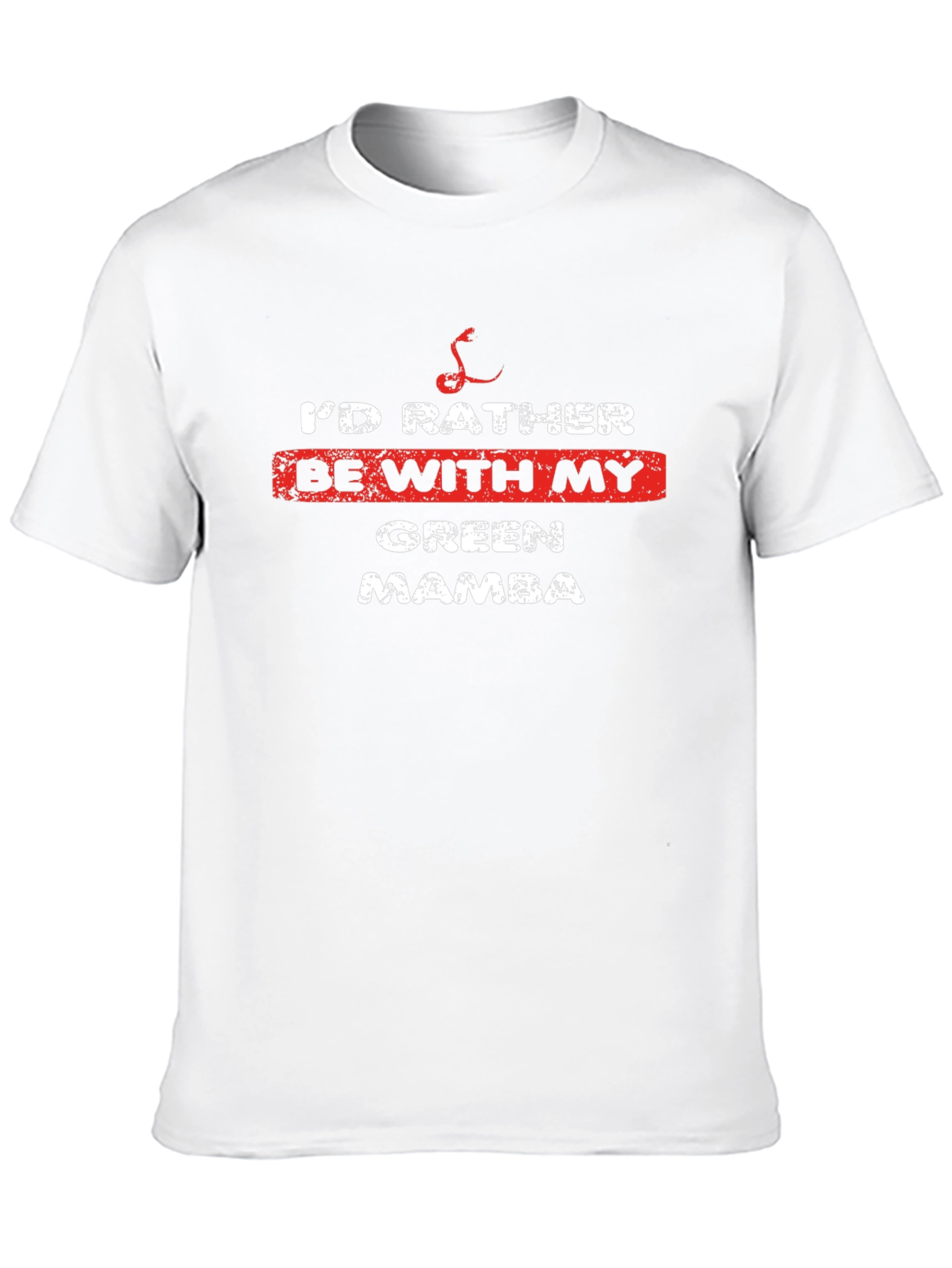 Id Rather Be With My Green Mamba T-Shirt
